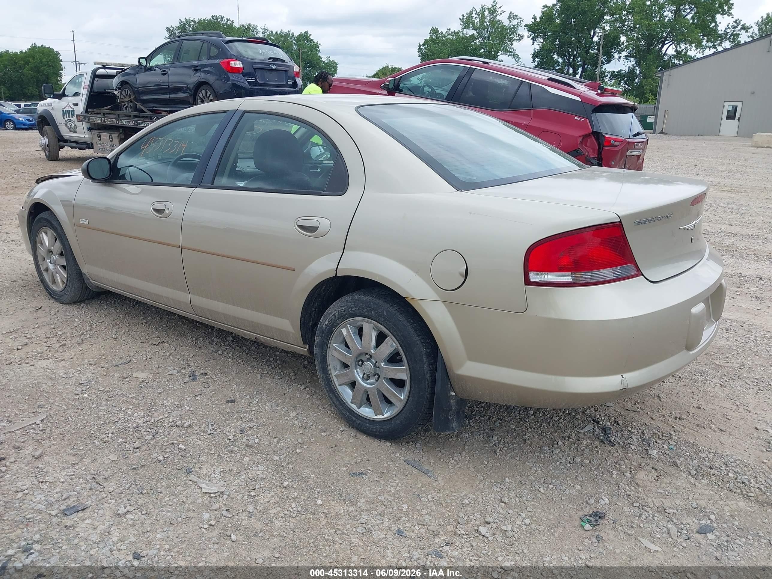 2006 Chrysler Sebring Touring Gold vin: 1C3EL56R26N197544