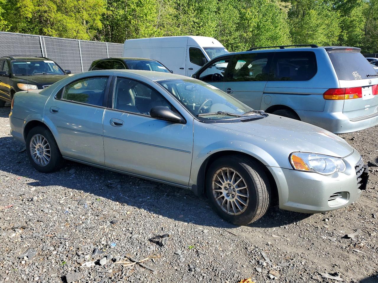 2005 Chrysler Sebring Touring Silver vin: 1C3EL56R75N594973