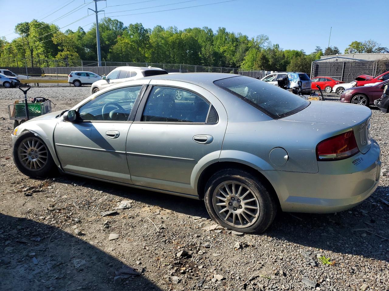2005 Chrysler Sebring Touring Silver vin: 1C3EL56R75N594973