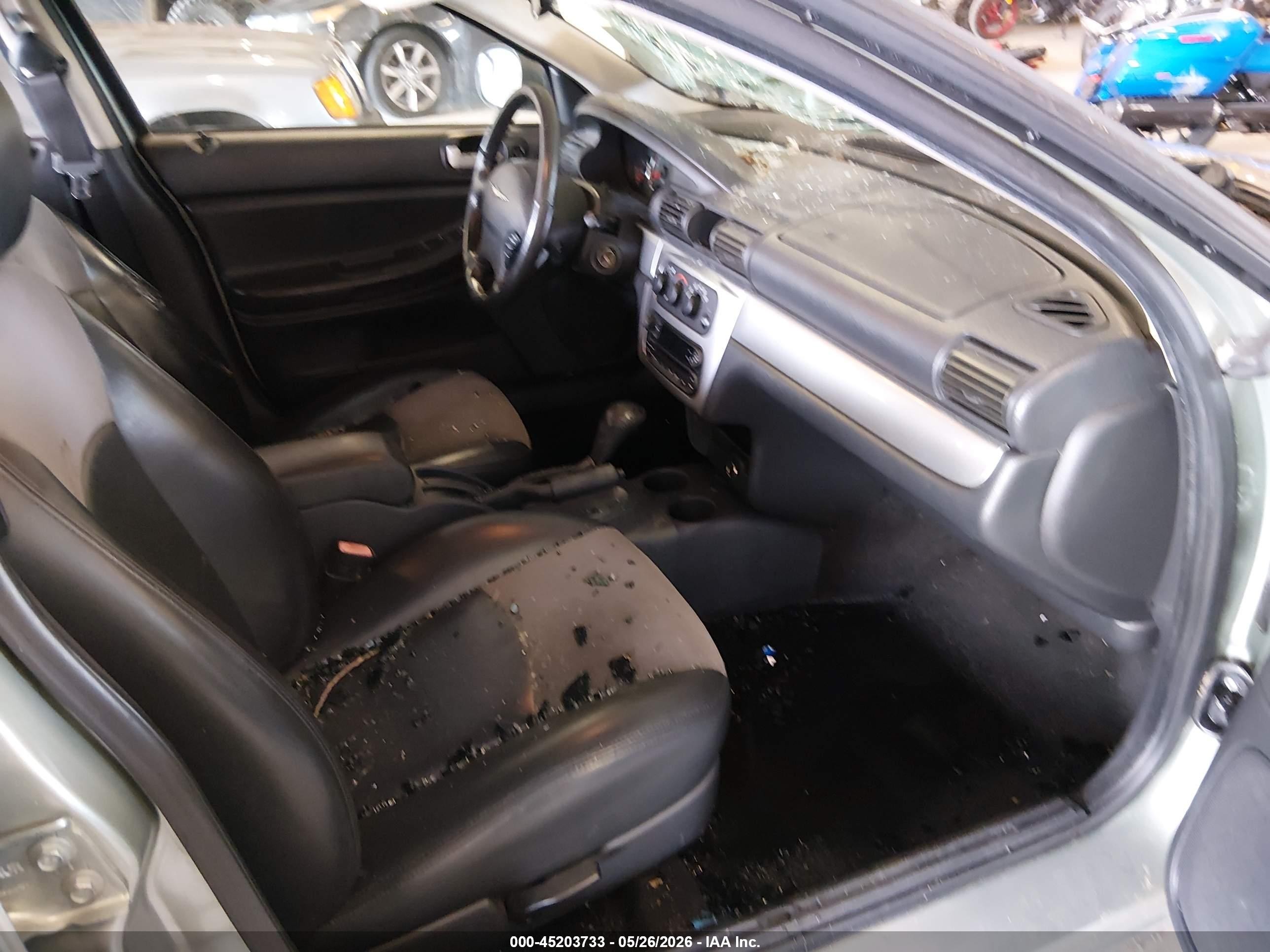 2006 Chrysler Sebring Touring Blue vin: 1C3EL56R86N209955