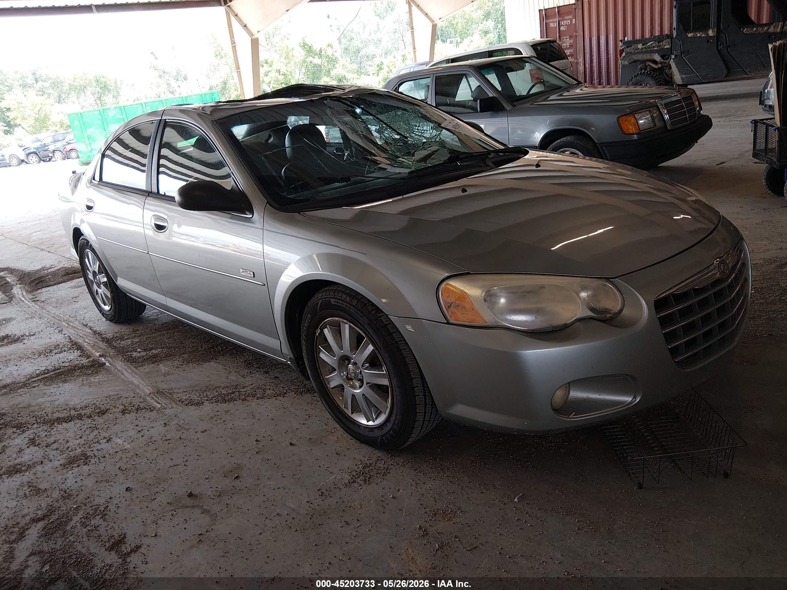 2006 Chrysler Sebring Touring Blue vin: 1C3EL56R86N209955