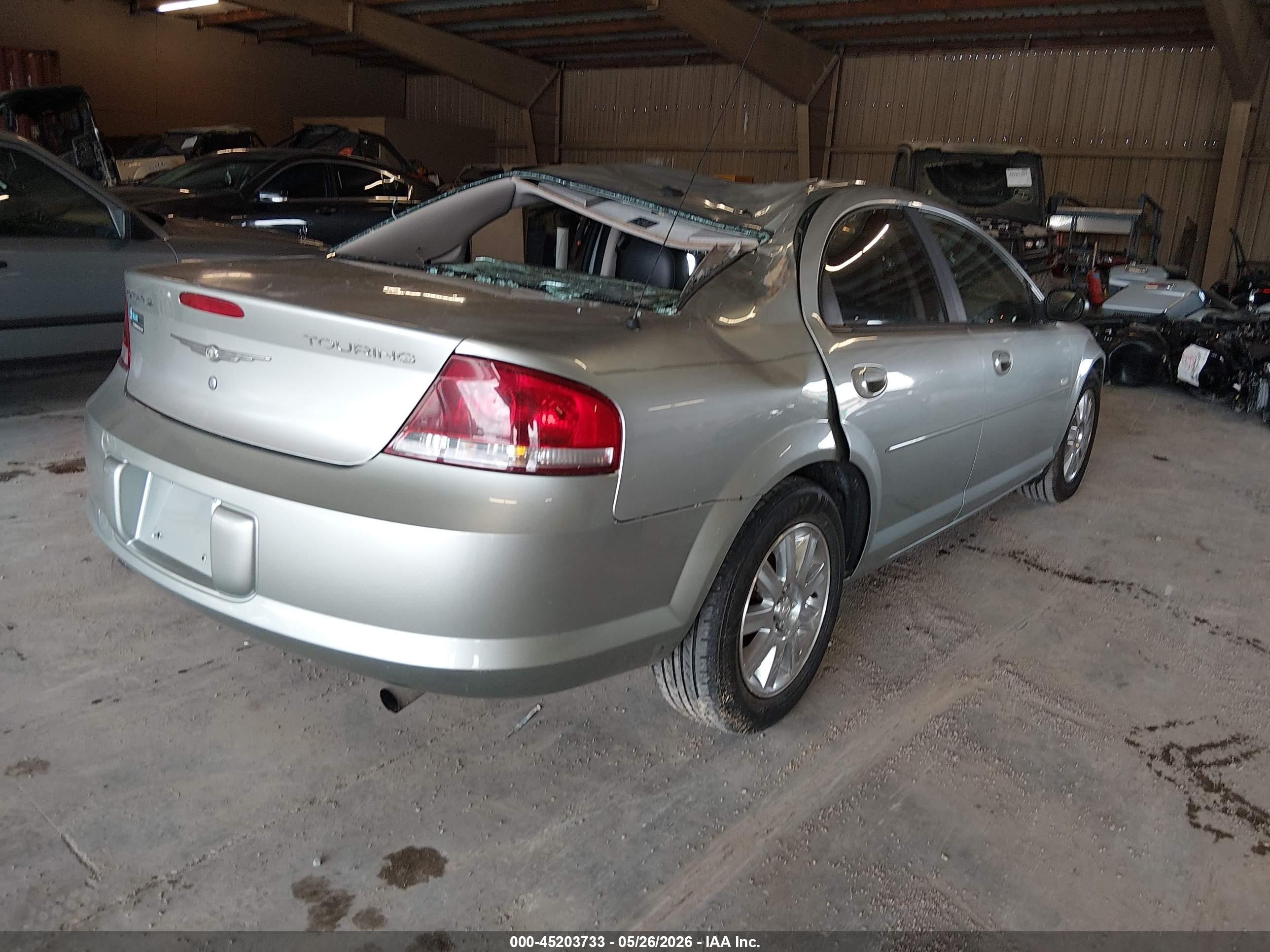 2006 Chrysler Sebring Touring Blue vin: 1C3EL56R86N209955