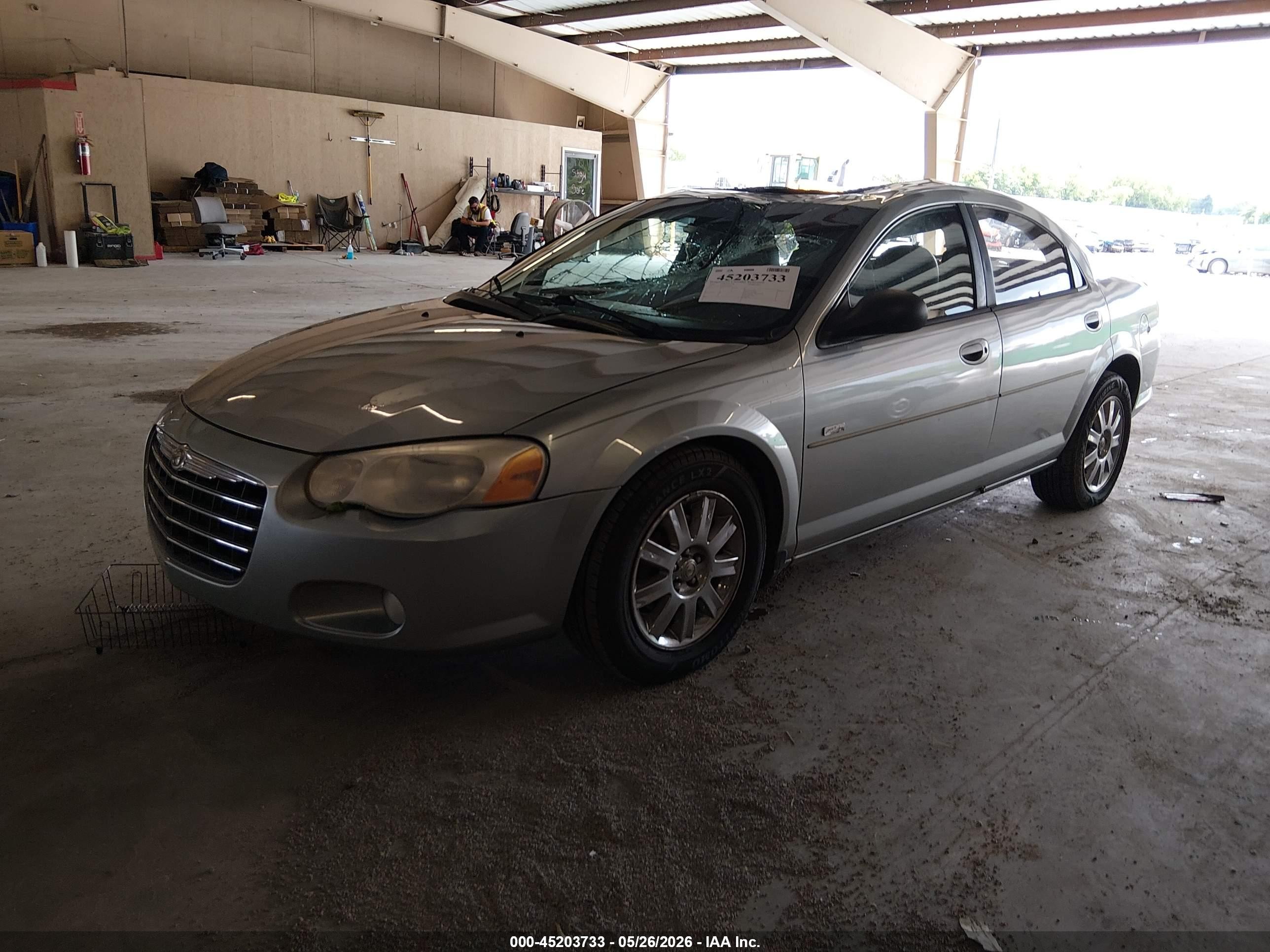 2006 Chrysler Sebring Touring Blue vin: 1C3EL56R86N209955