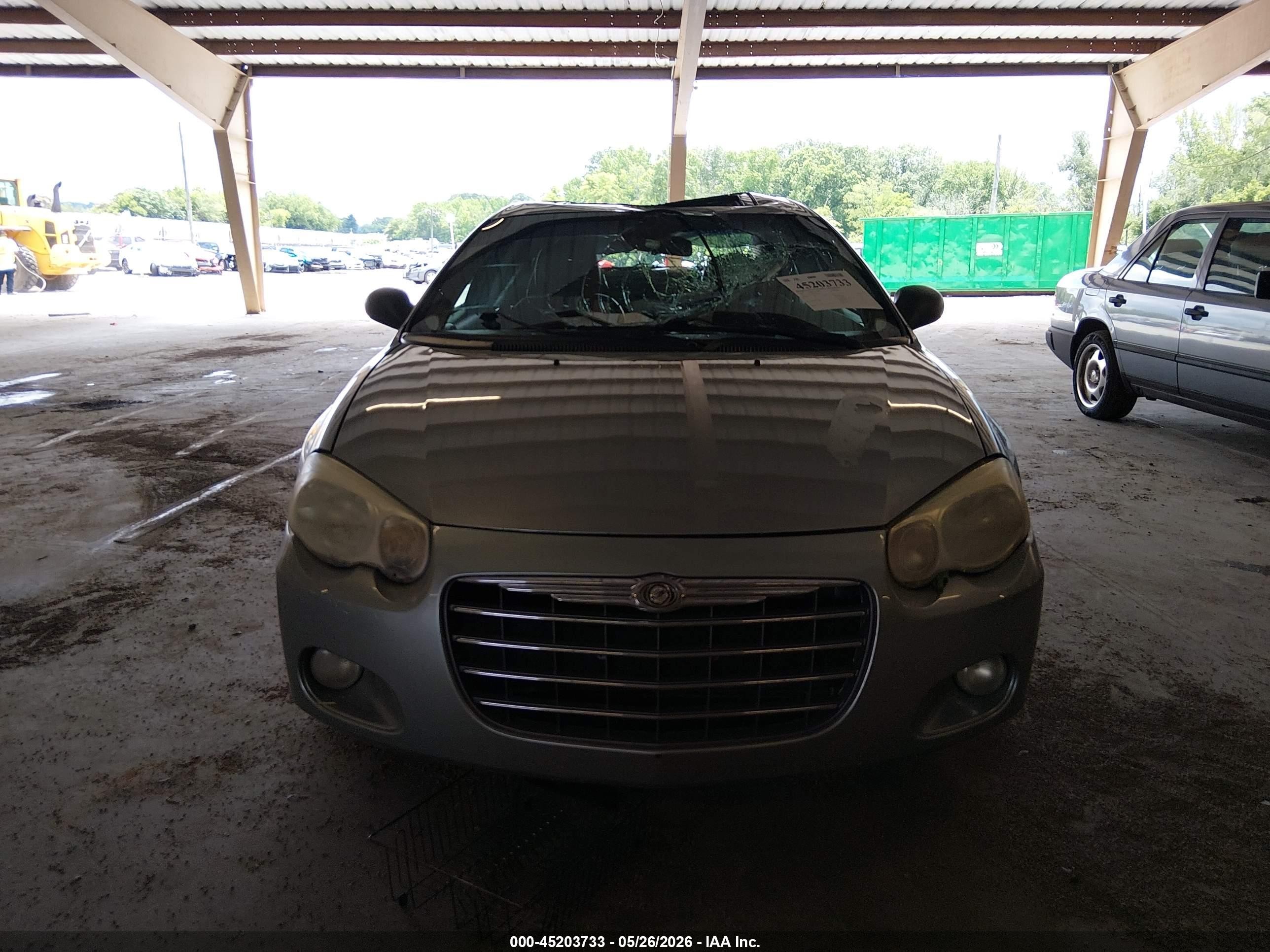 2006 Chrysler Sebring Touring Blue vin: 1C3EL56R86N209955