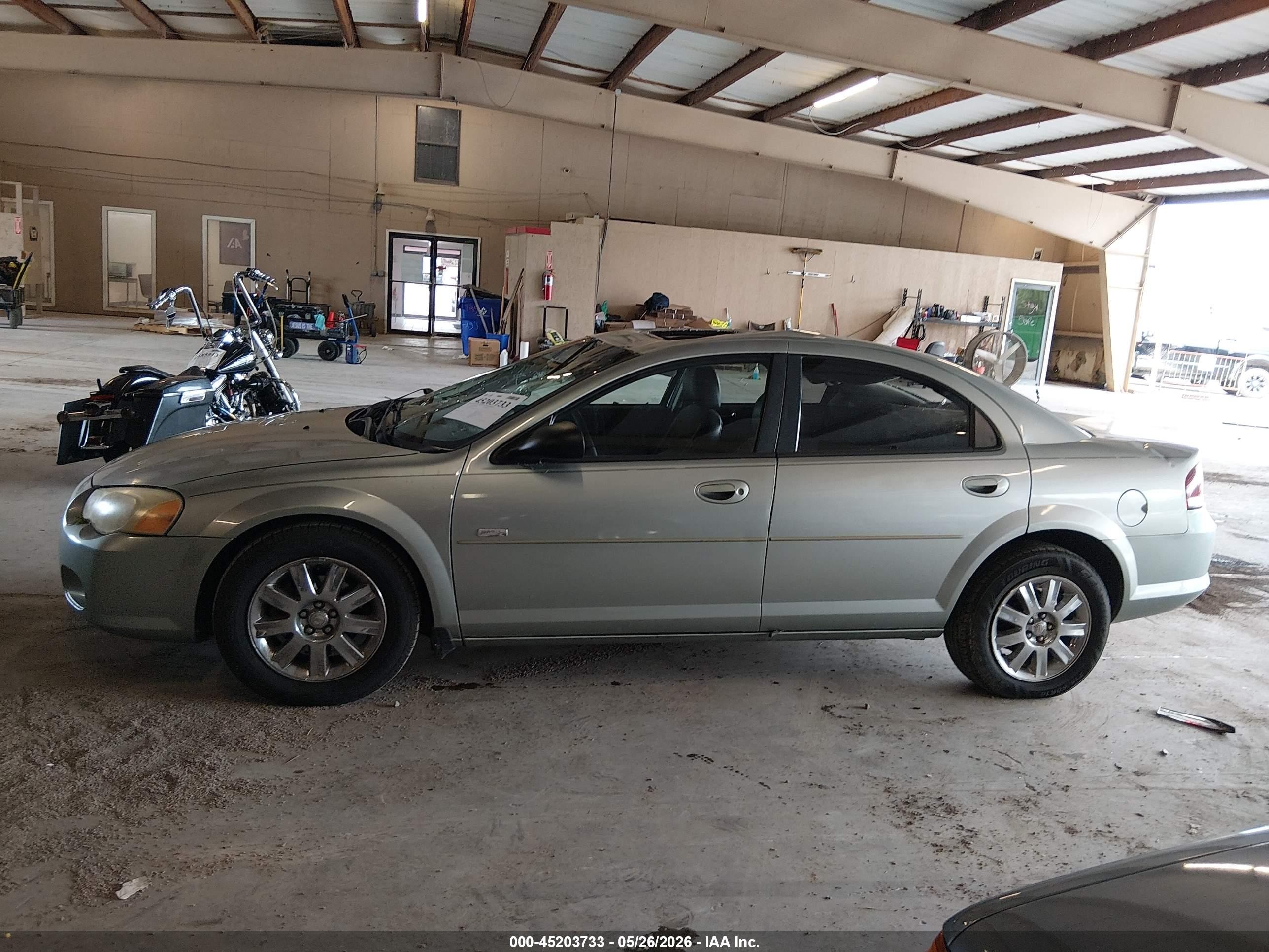 2006 Chrysler Sebring Touring Blue vin: 1C3EL56R86N209955