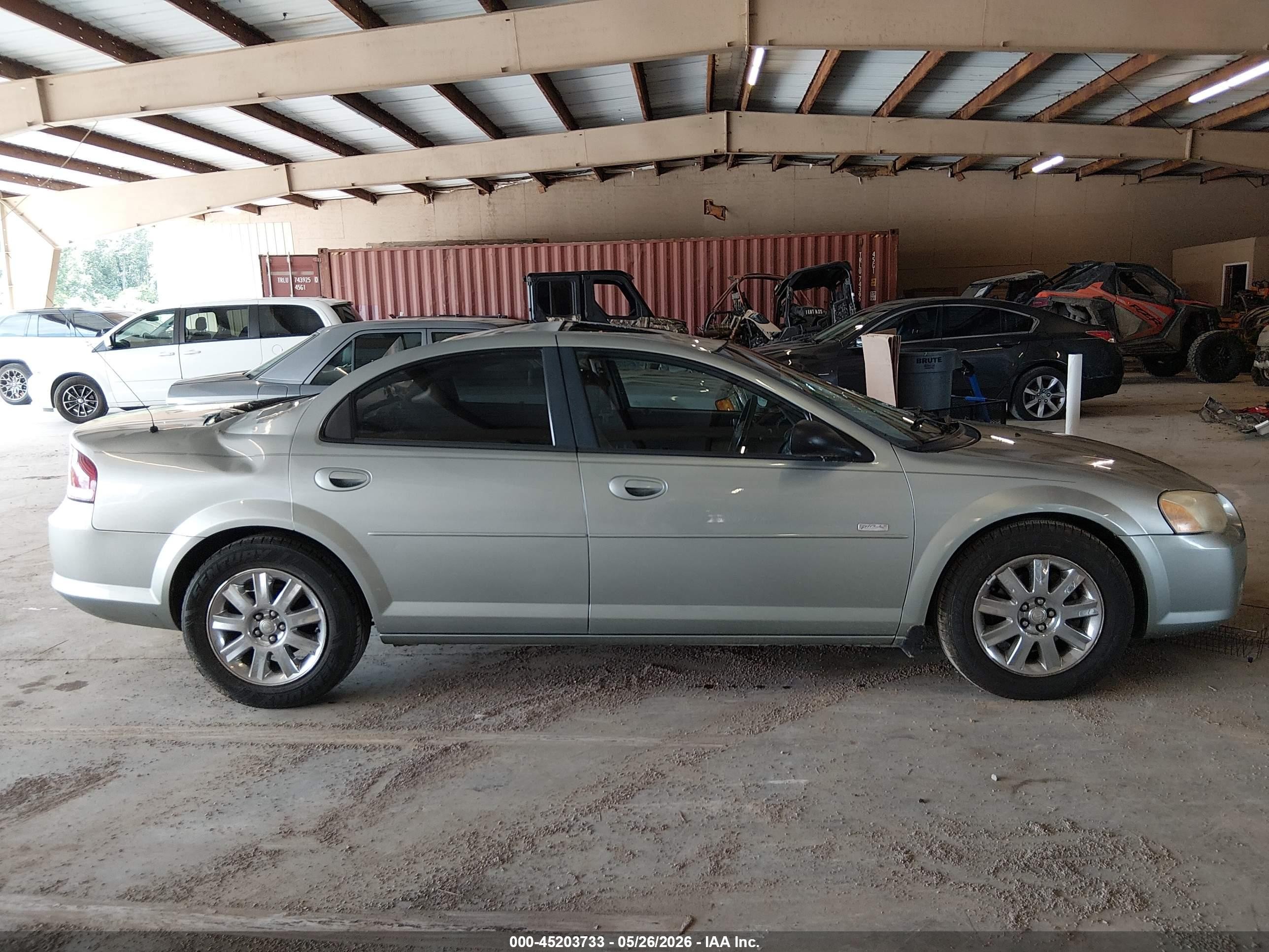 2006 Chrysler Sebring Touring Blue vin: 1C3EL56R86N209955