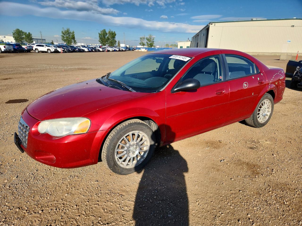 2006 Chrysler Sebring Touring Red vin: 1C3EL56R96N180935