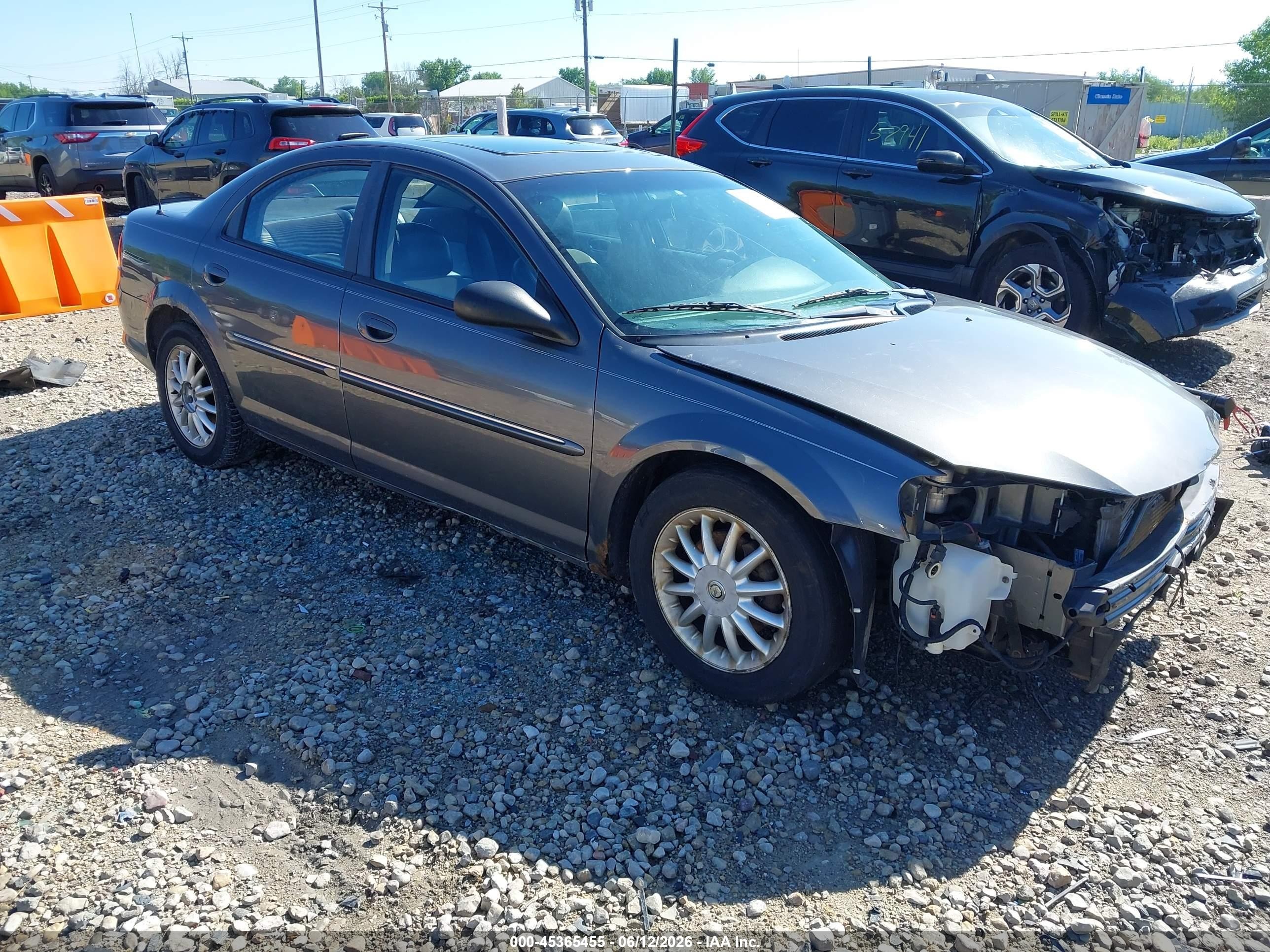 2003 Chrysler Sebring Lxi Gray vin: 1C3EL56T13N601344