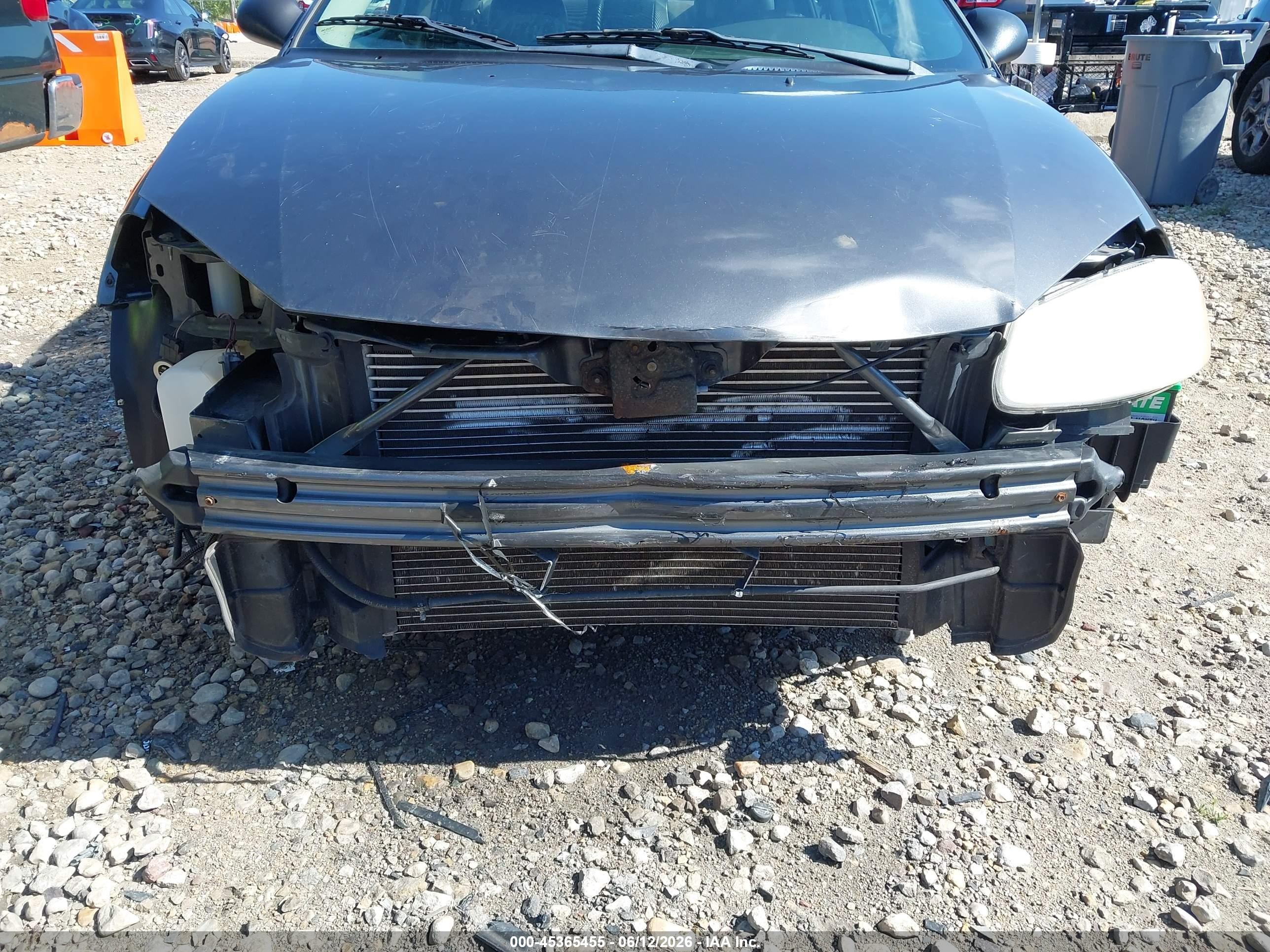 2003 Chrysler Sebring Lxi Gray vin: 1C3EL56T13N601344