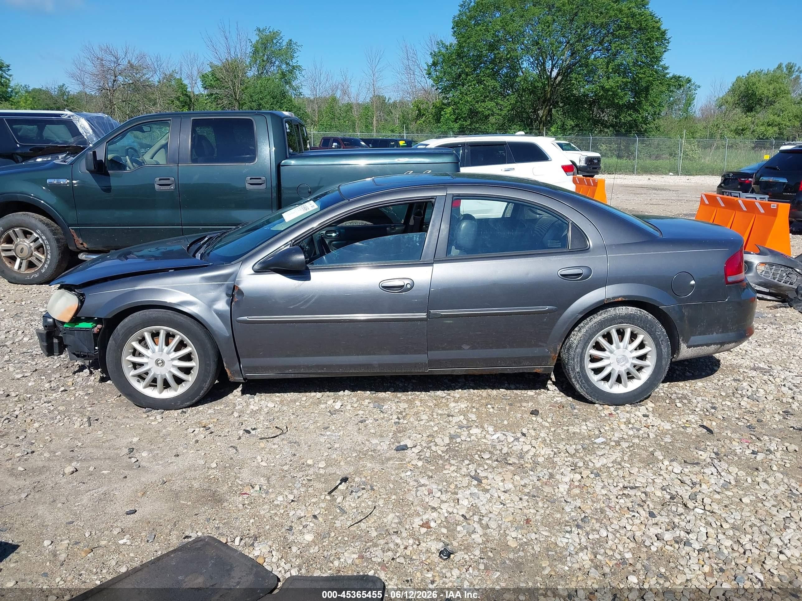2003 Chrysler Sebring Lxi Gray vin: 1C3EL56T13N601344