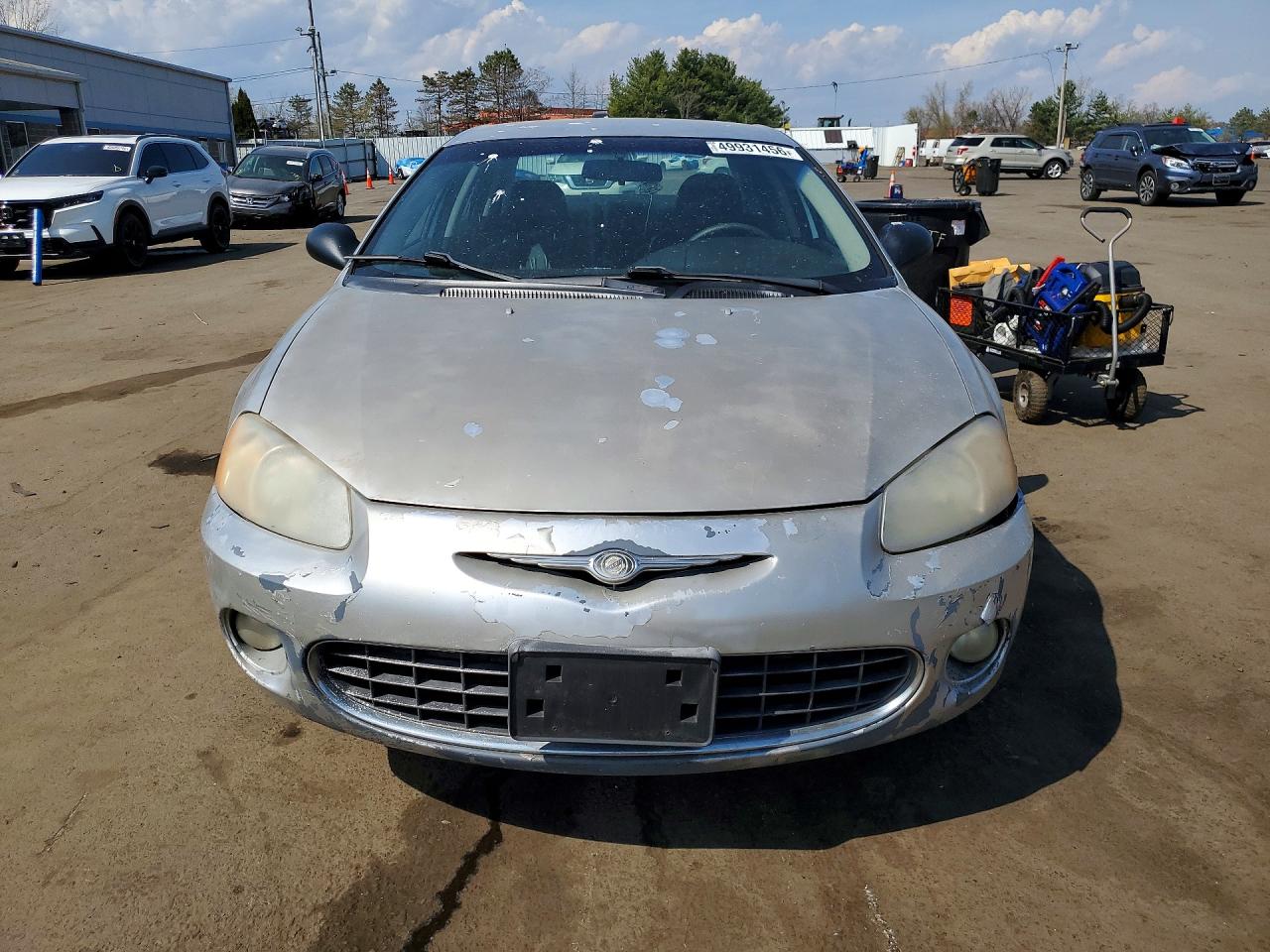 2001 Chrysler Sebring Lxi Silver vin: 1C3EL56U31N706831