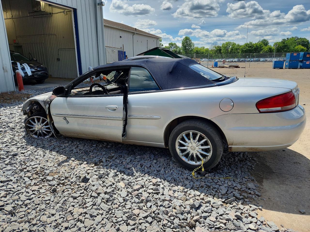 2002 Chrysler Sebring Limited Silver vin: 1C3EL65R02N257340
