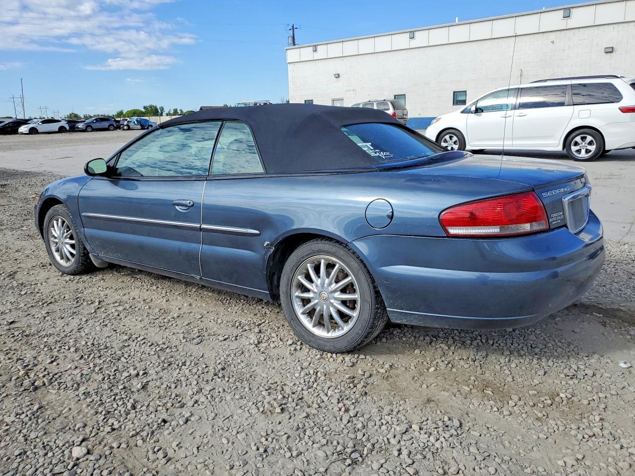 2002 Chrysler Sebring Limited Gray vin: 1C3EL65R02N350424