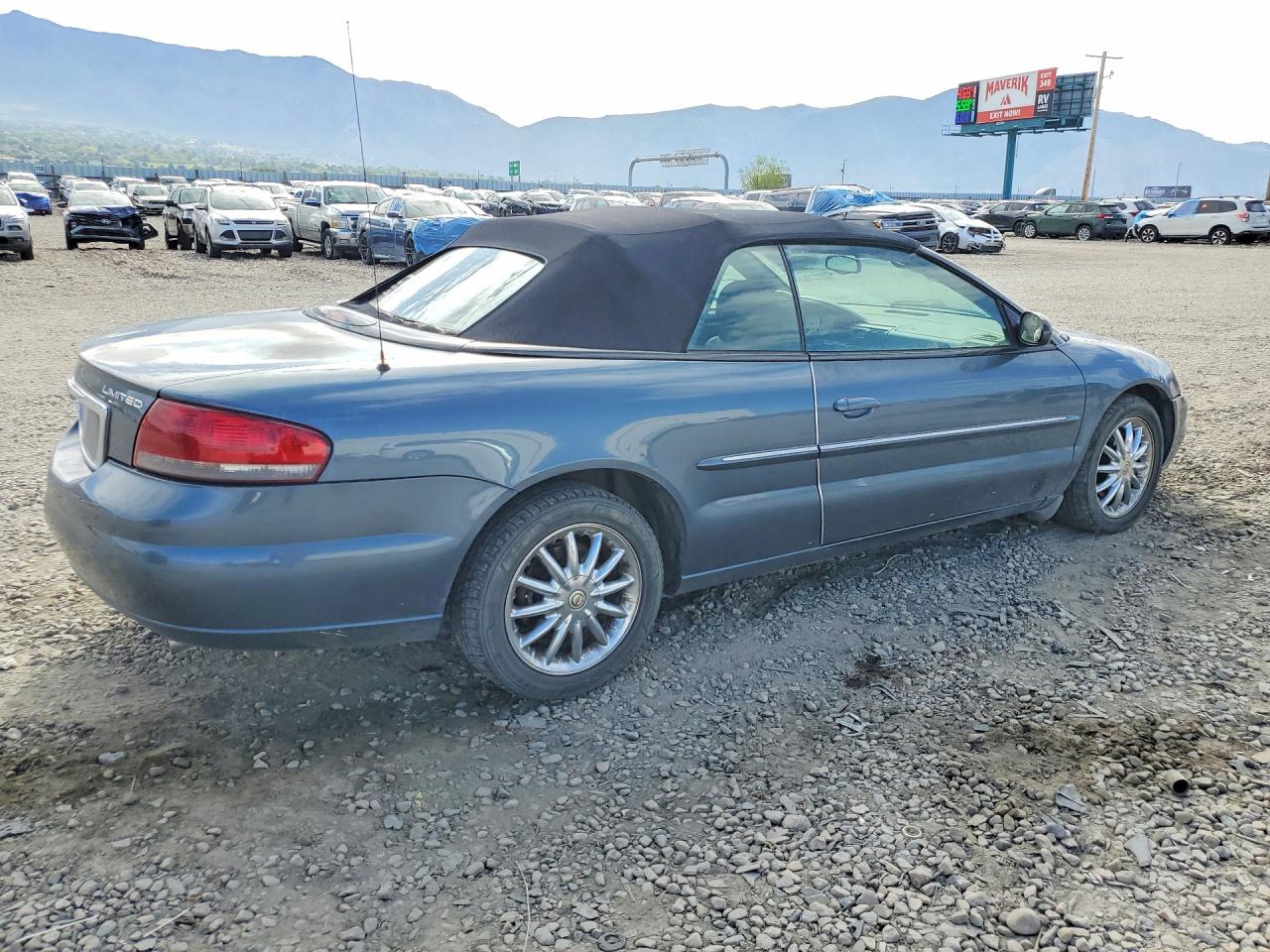 2002 Chrysler Sebring Limited Gray vin: 1C3EL65R02N350424