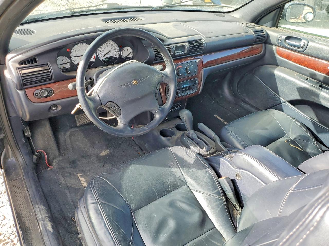 2002 Chrysler Sebring Limited Gray vin: 1C3EL65R02N350424