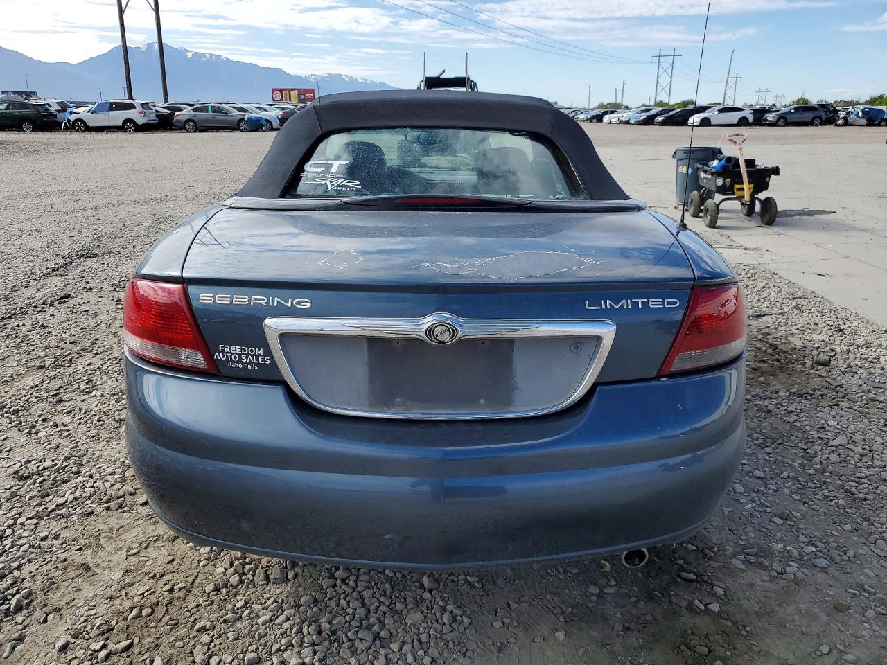 2002 Chrysler Sebring Limited Gray vin: 1C3EL65R02N350424