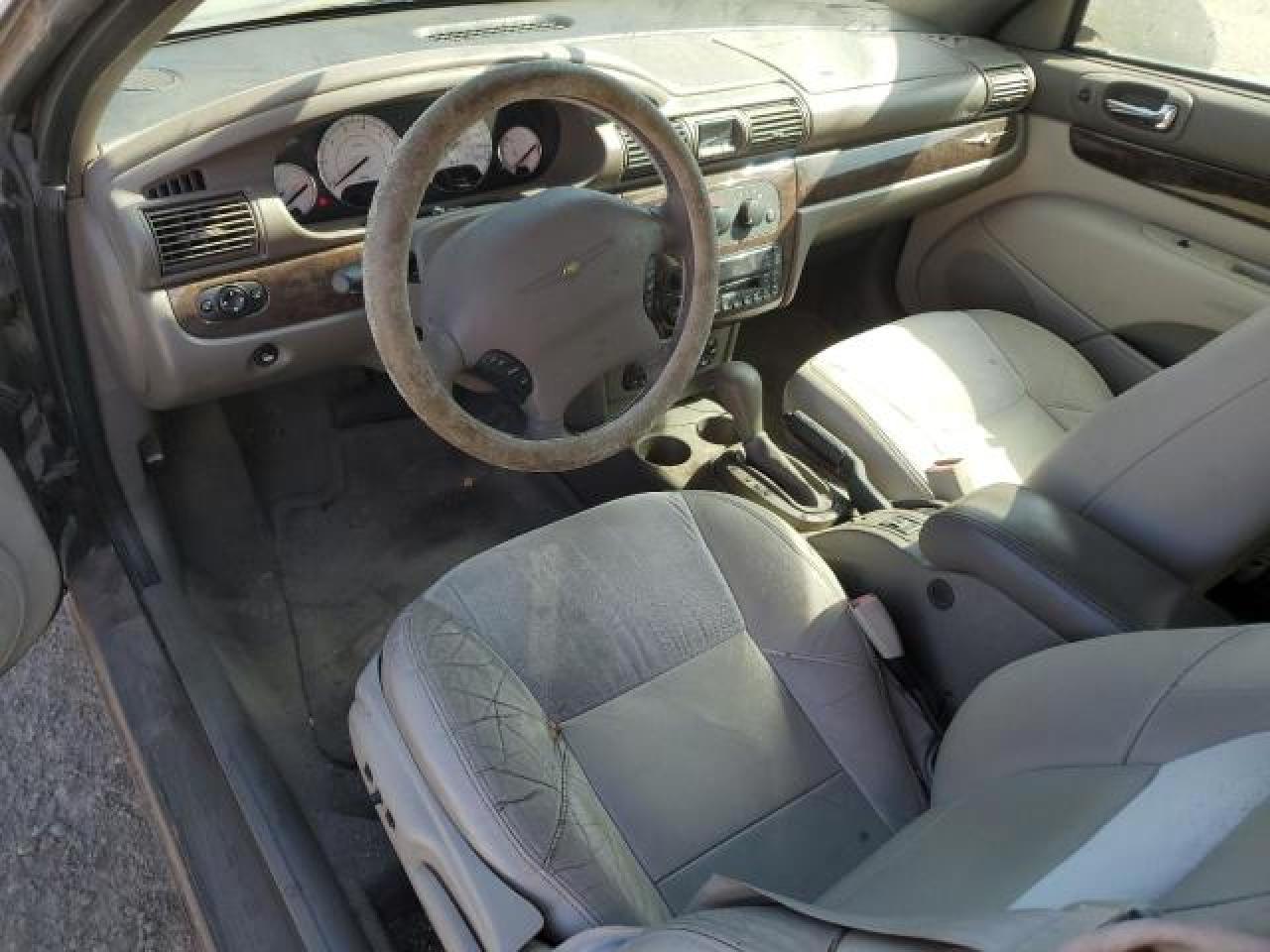 2004 Chrysler Sebring Limited Black vin: 1C3EL65R24N154648