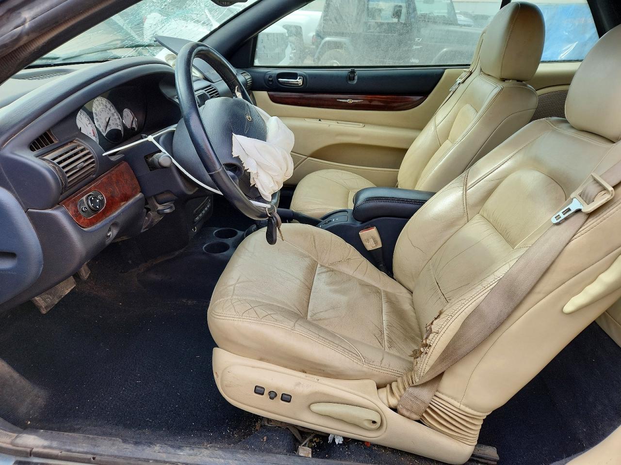 2002 Chrysler Sebring Limited Silver vin: 1C3EL65R42N350457
