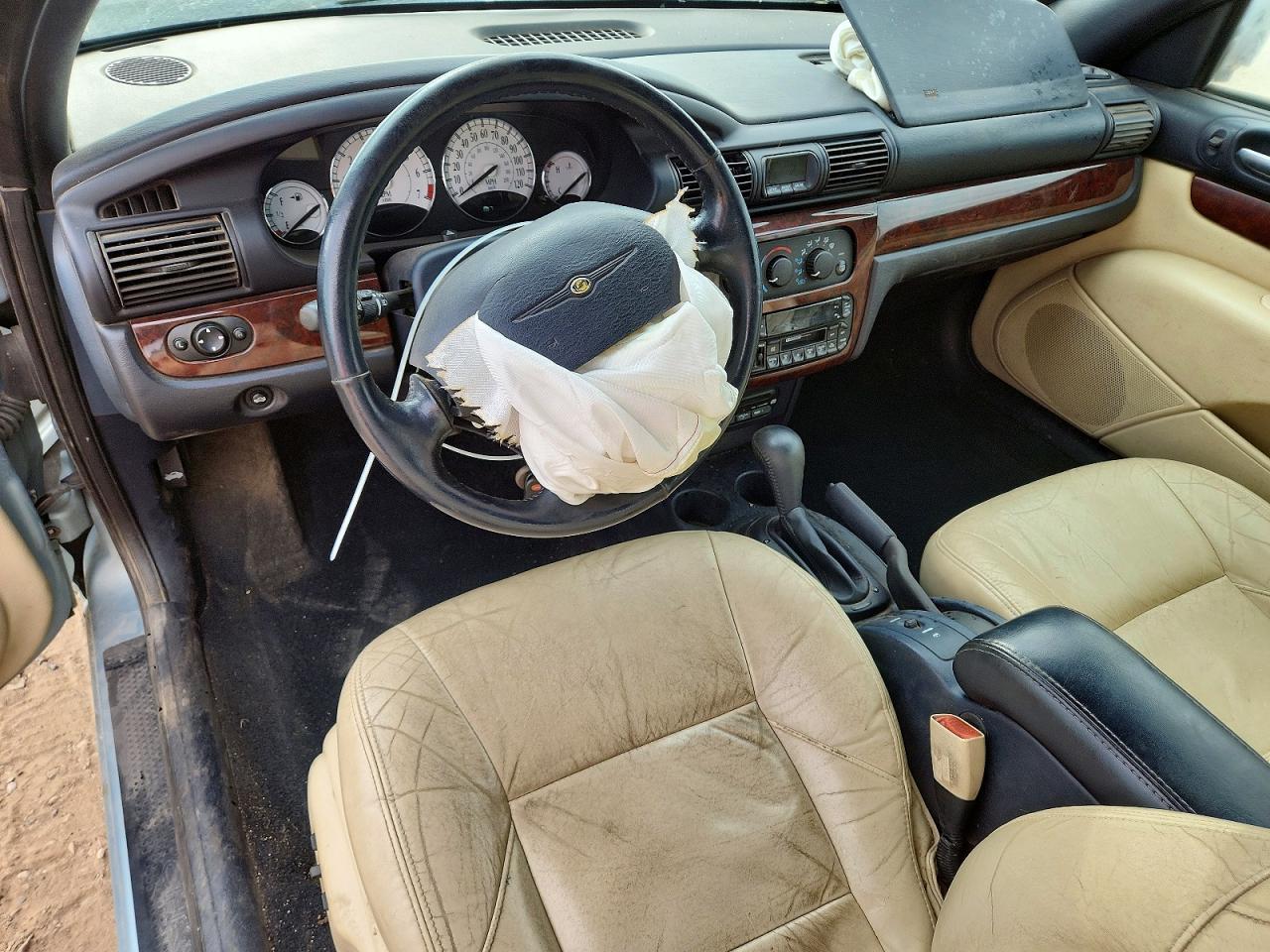 2002 Chrysler Sebring Limited Silver vin: 1C3EL65R42N350457