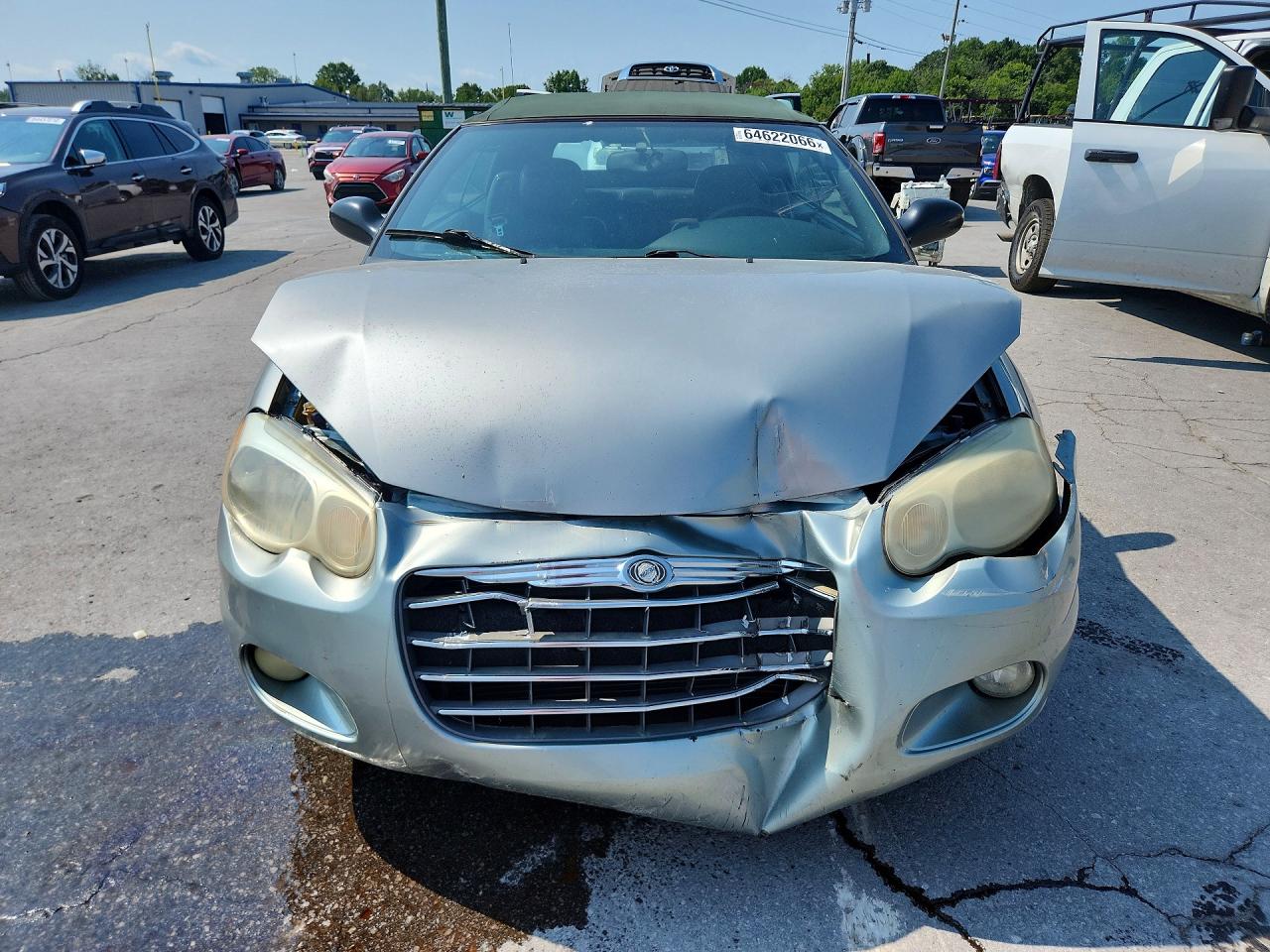 2004 Chrysler Sebring Limited Silver vin: 1C3EL65R44N391397