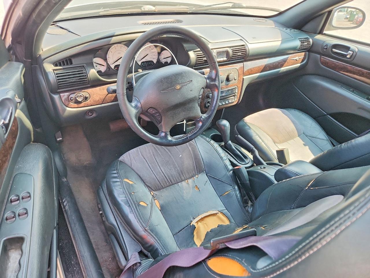 2004 Chrysler Sebring Limited Silver vin: 1C3EL65R44N391397