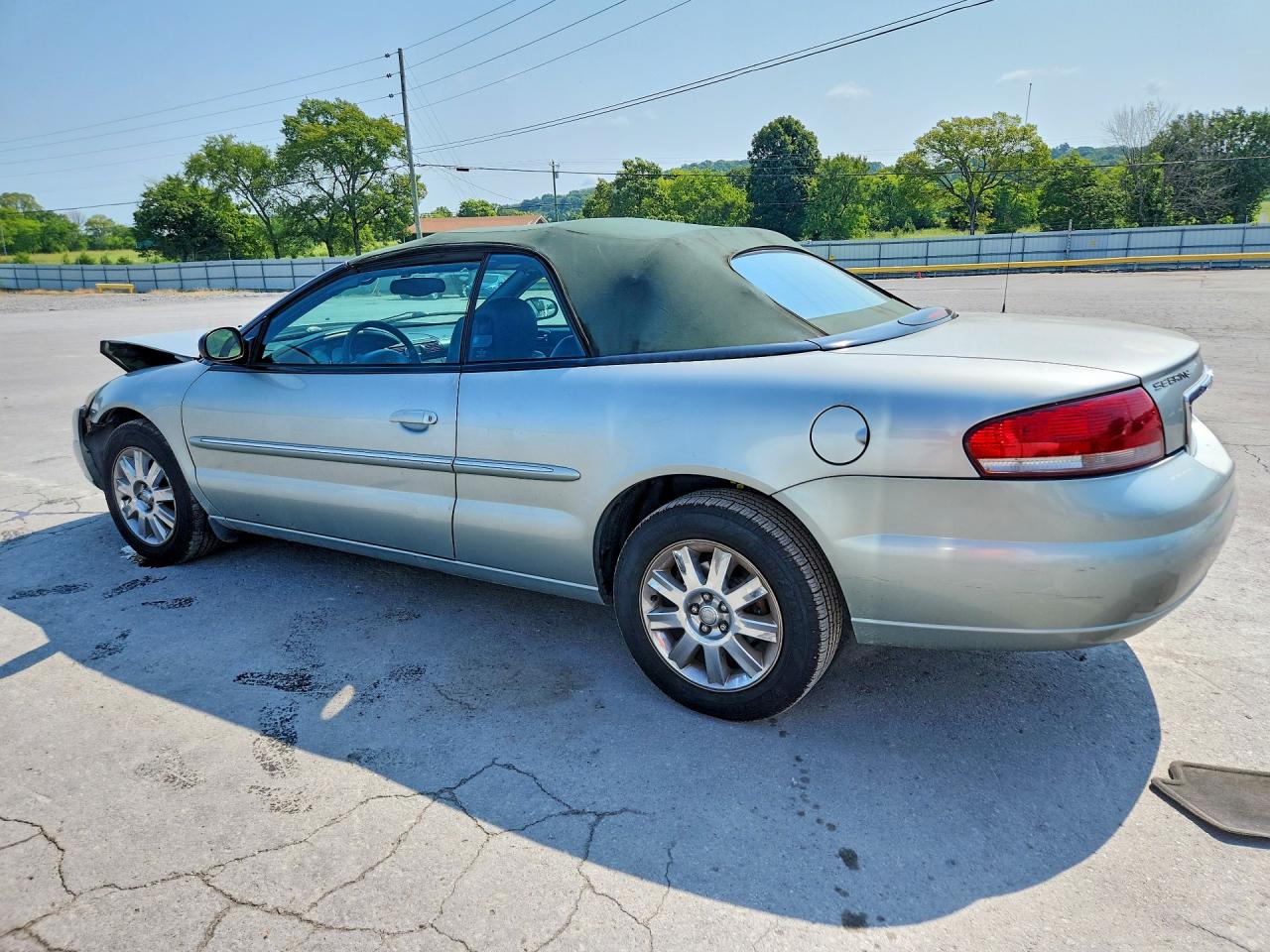 2004 Chrysler Sebring Limited Silver vin: 1C3EL65R44N391397