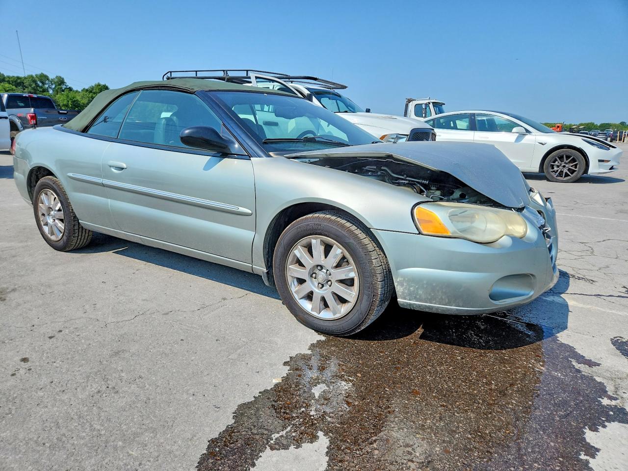 2004 Chrysler Sebring Limited Silver vin: 1C3EL65R44N391397