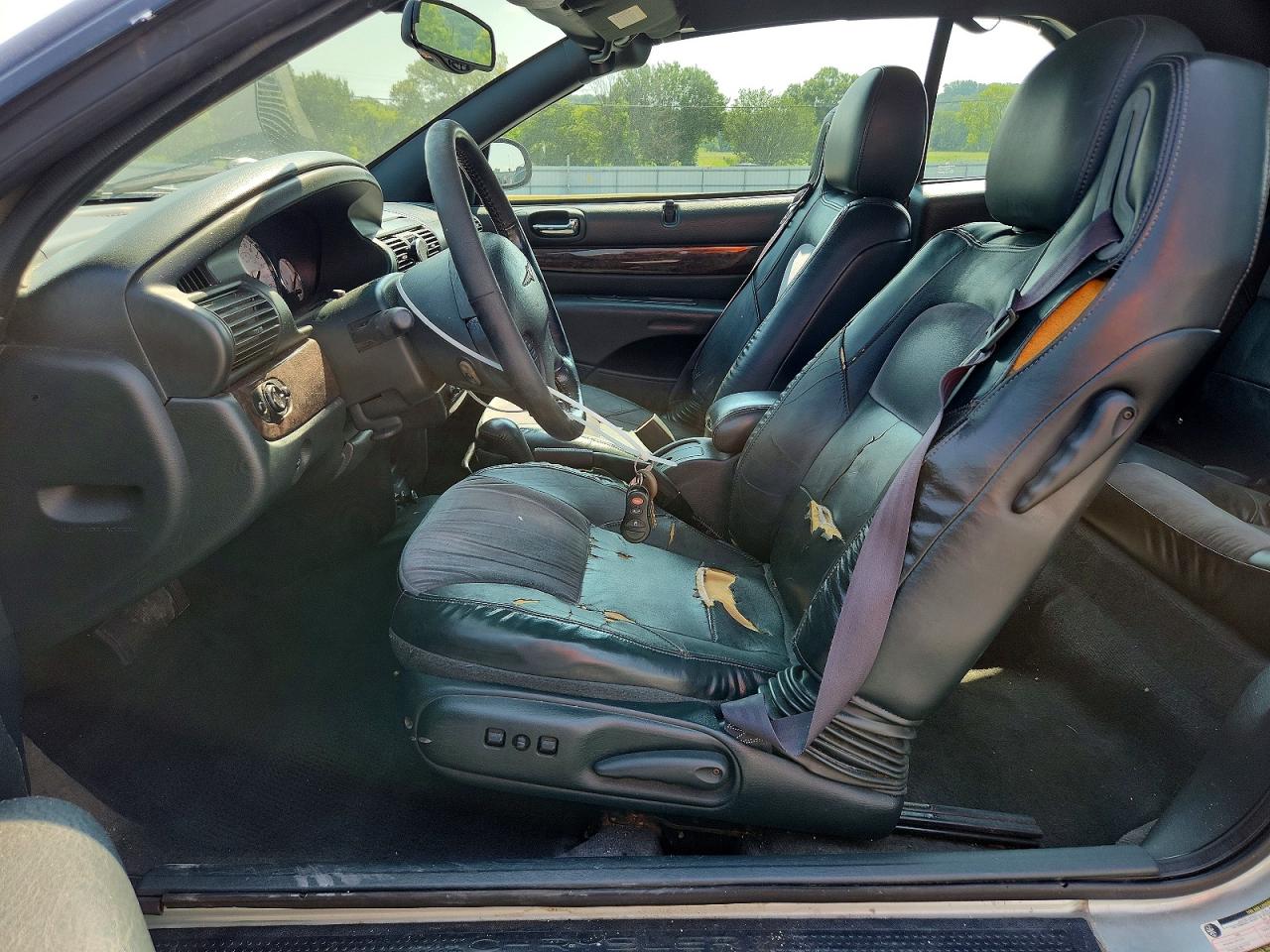 2004 Chrysler Sebring Limited Silver vin: 1C3EL65R44N391397