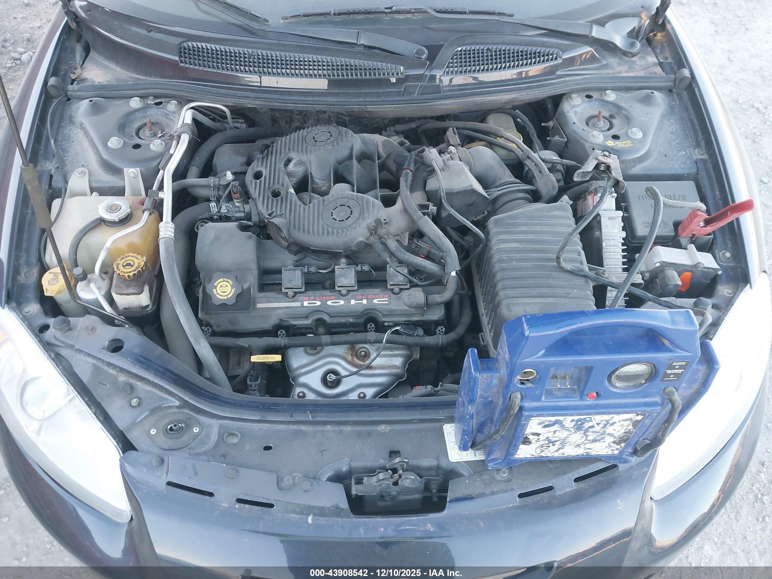 2002 Chrysler Sebring Limited Dark Blue vin: 1C3EL65R72N286771