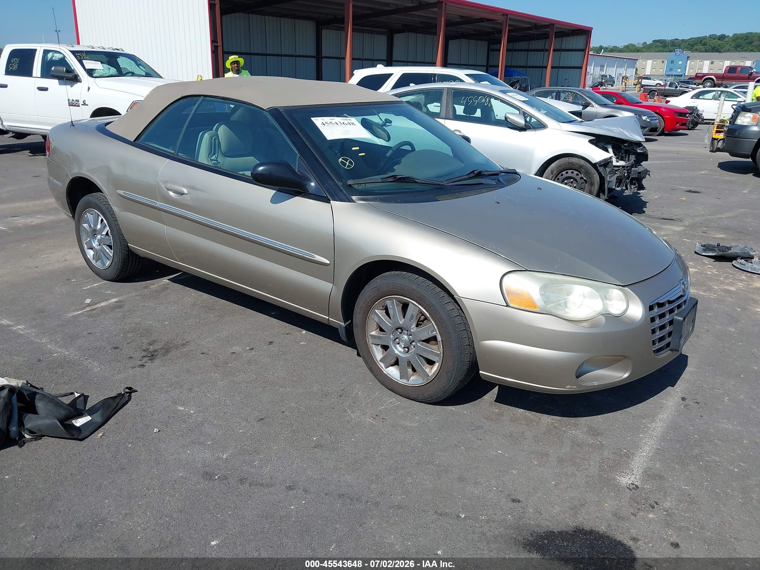 2004 Chrysler Sebring Limited Gold vin: 1C3EL65R74N336829