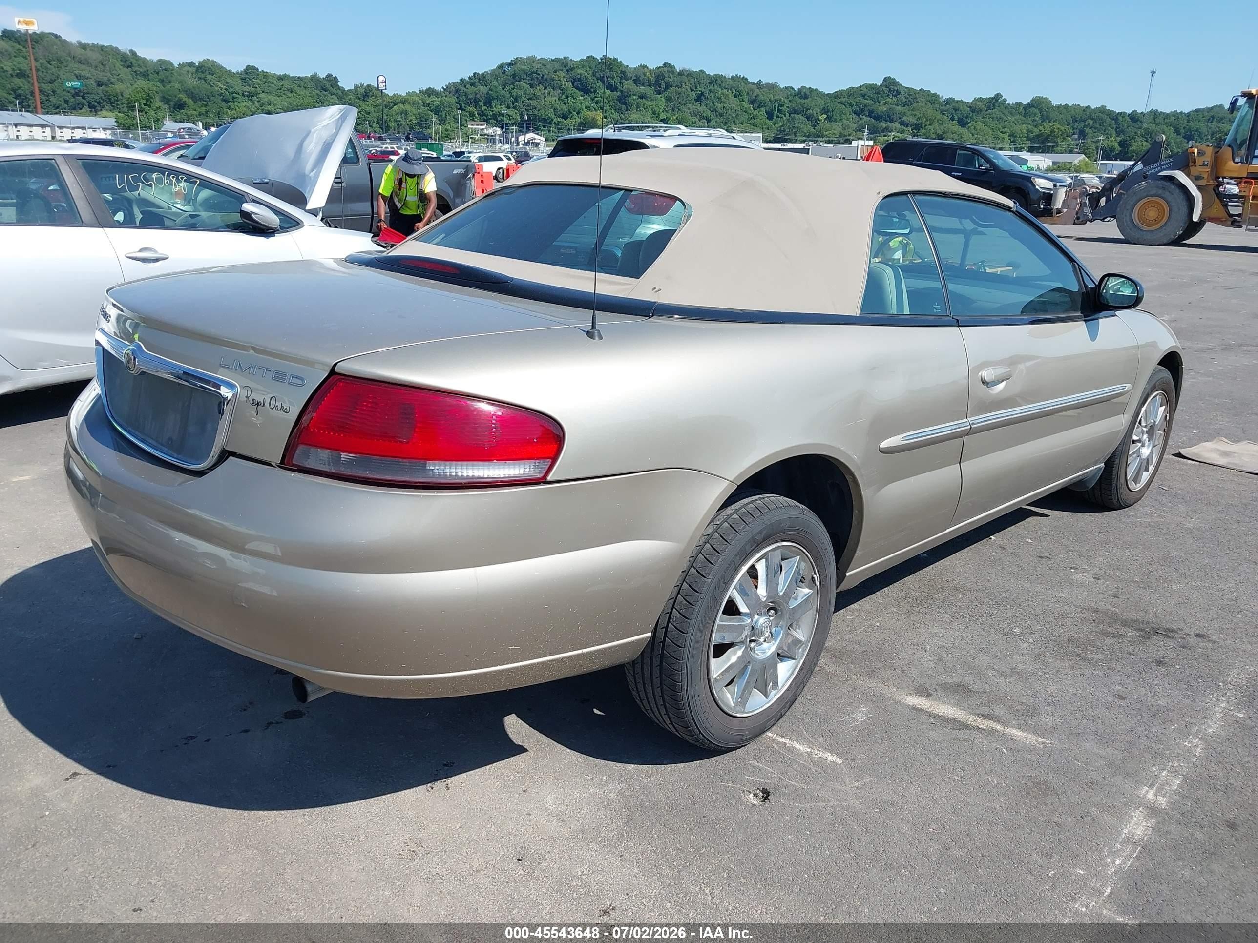 2004 Chrysler Sebring Limited Gold vin: 1C3EL65R74N336829