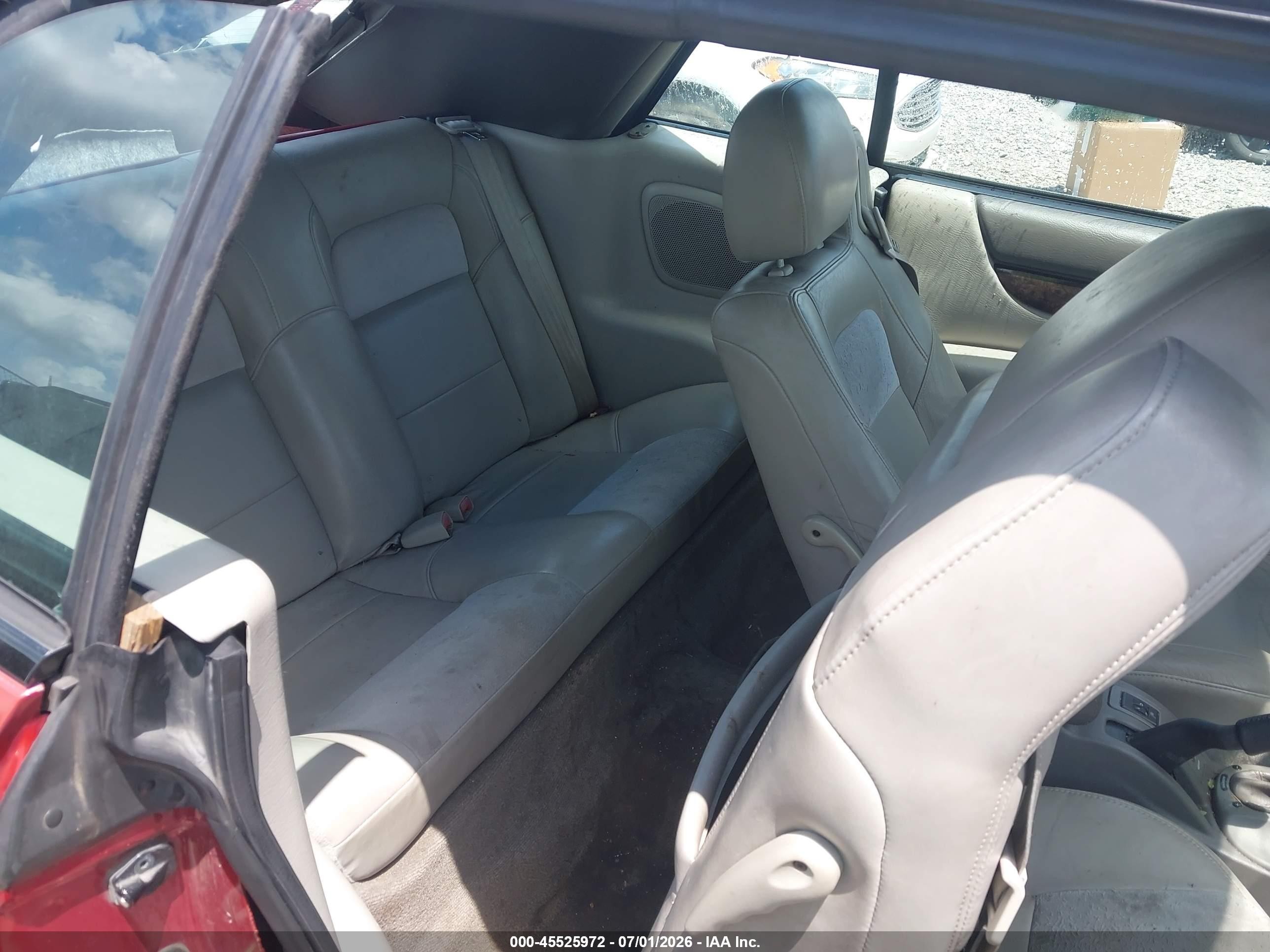 2004 Chrysler Sebring Limited Red vin: 1C3EL65R84N356586