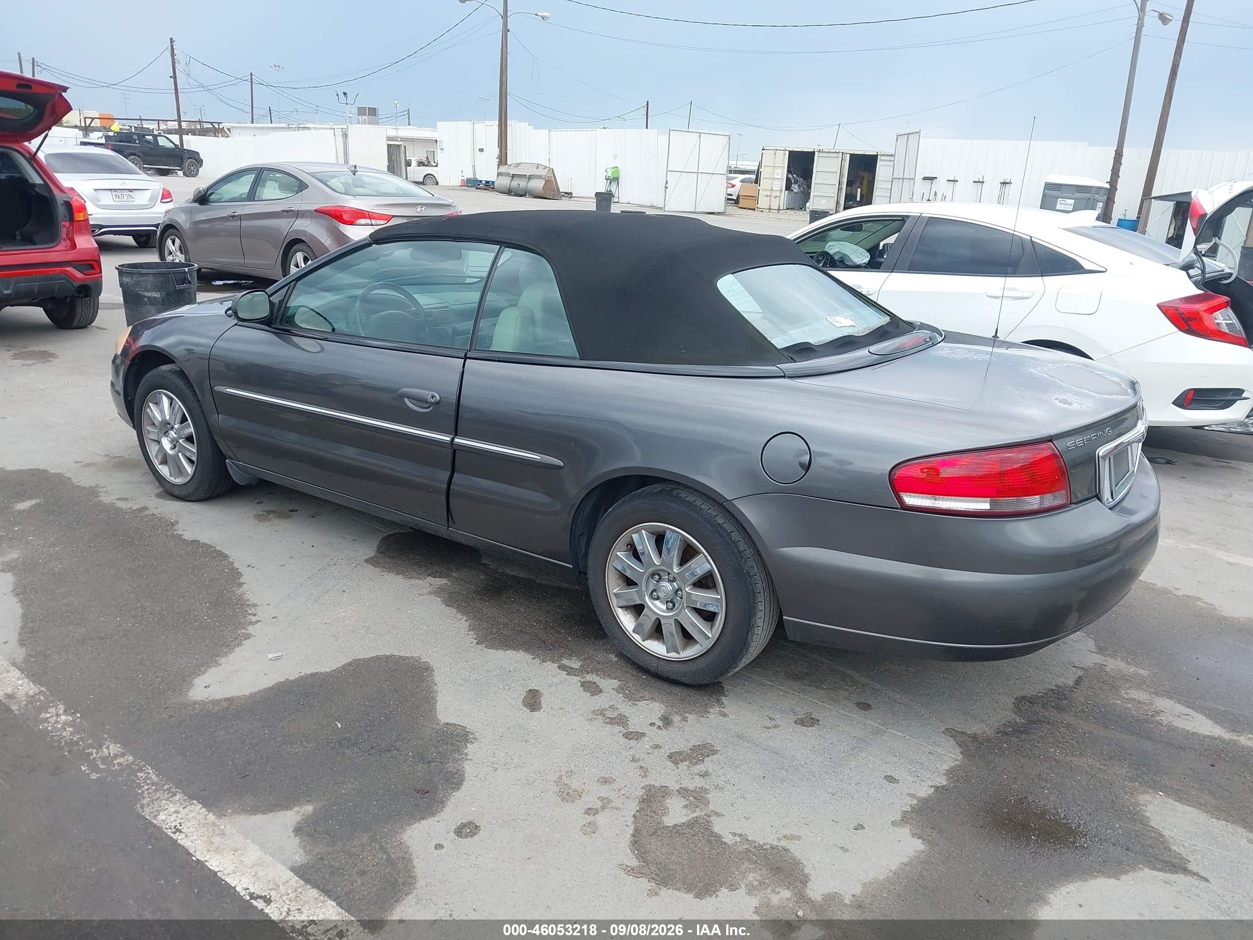 2004 Chrysler Sebring Limited Gray vin: 1C3EL65RX4N413841