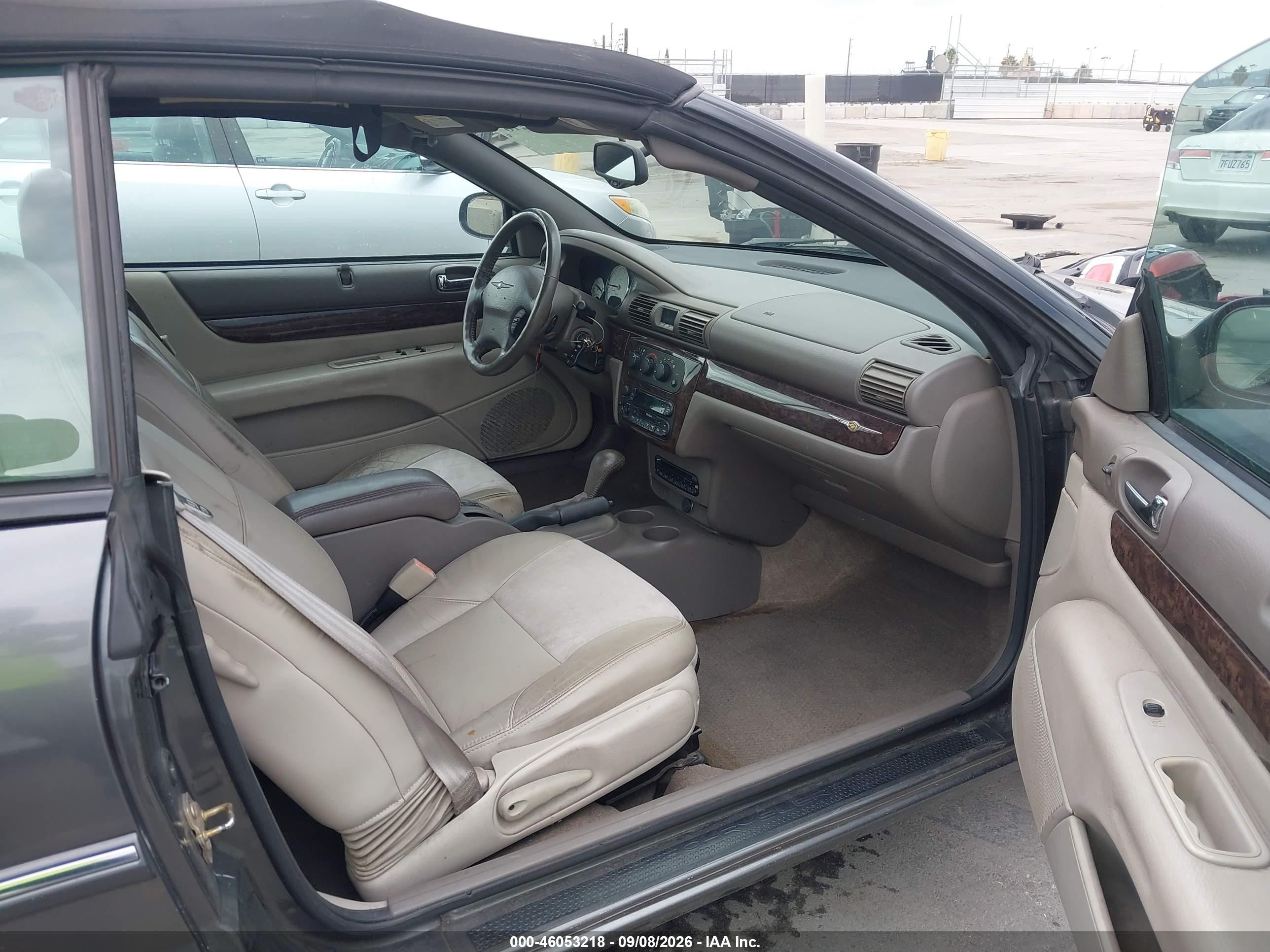 2004 Chrysler Sebring Limited Gray vin: 1C3EL65RX4N413841