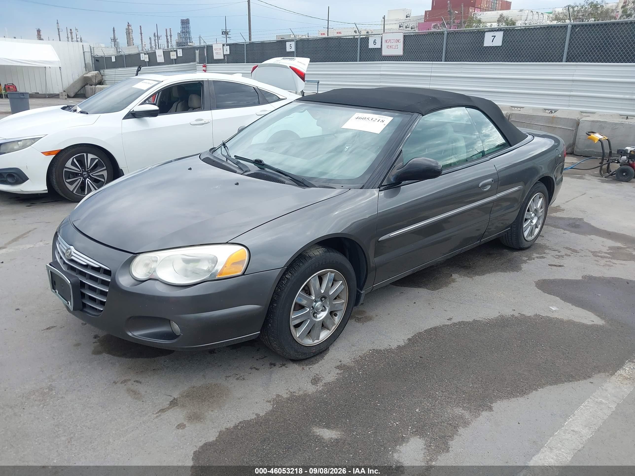 2004 Chrysler Sebring Limited Gray vin: 1C3EL65RX4N413841