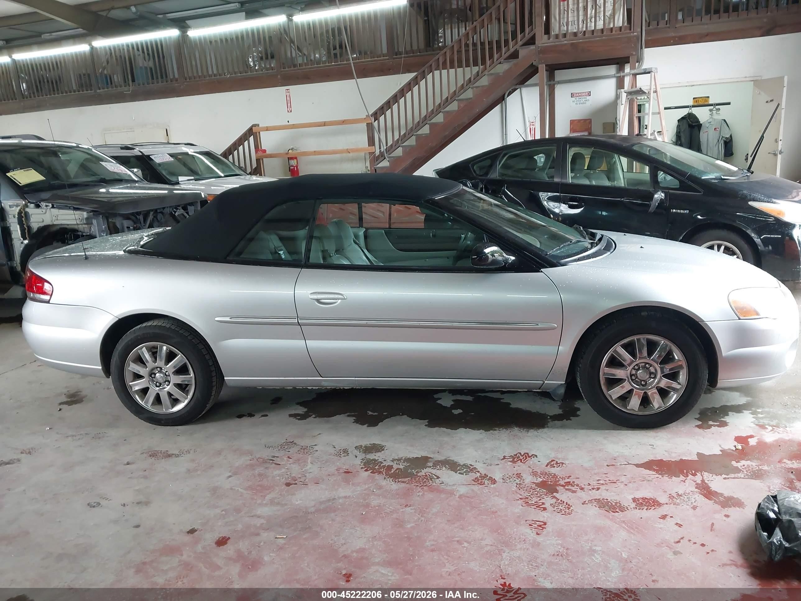 2006 Chrysler Sebring Limited Silver vin: 1C3EL65RX6N222634