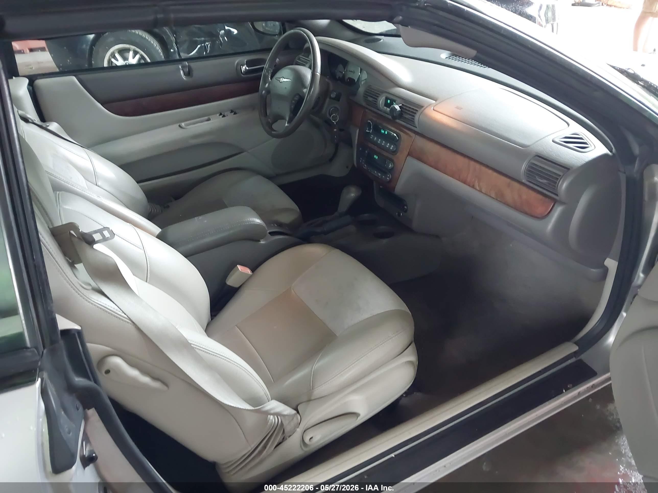 2006 Chrysler Sebring Limited Silver vin: 1C3EL65RX6N222634