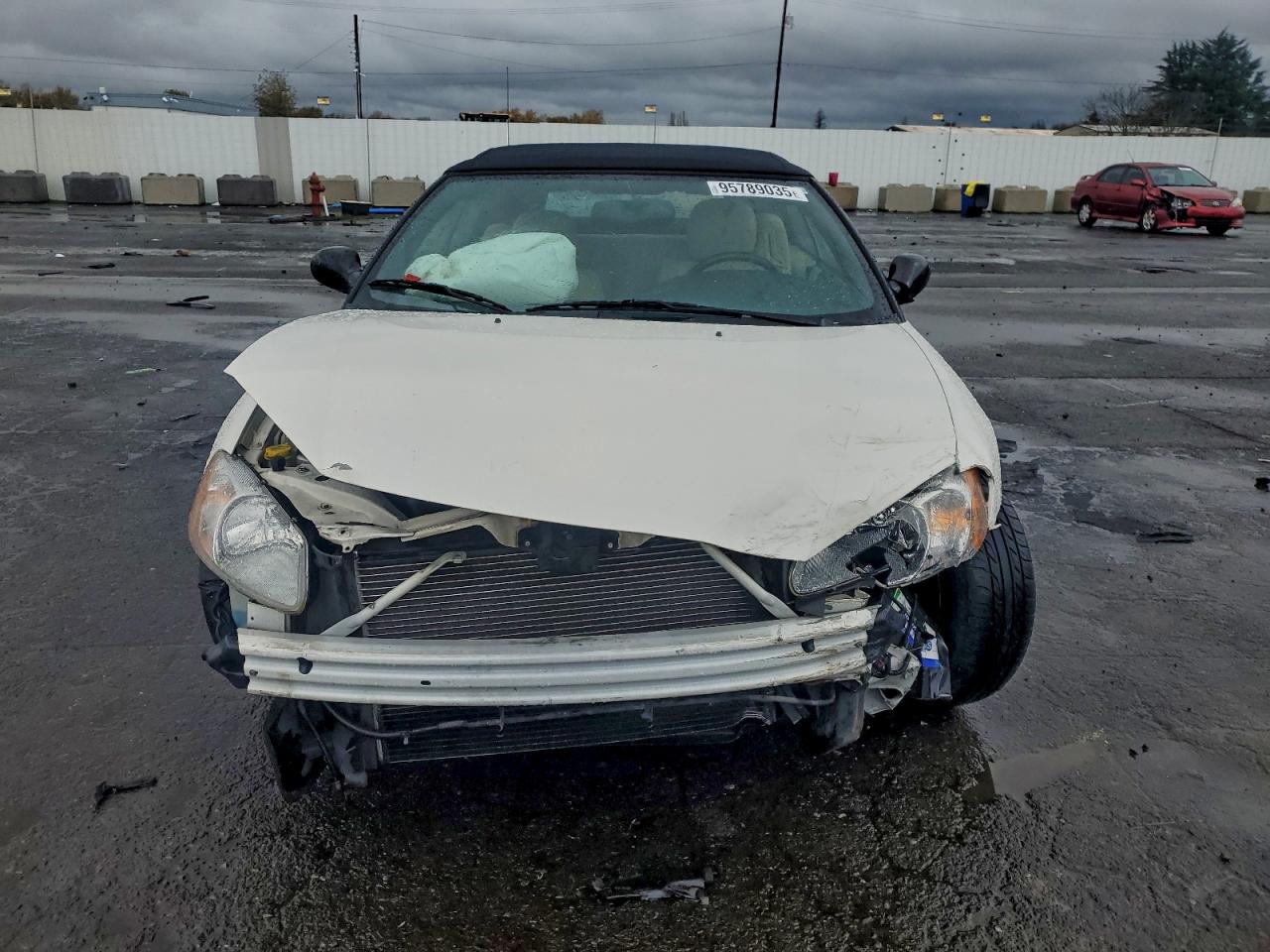 2001 Chrysler Sebring Limited White vin: 1C3EL65U21N654129