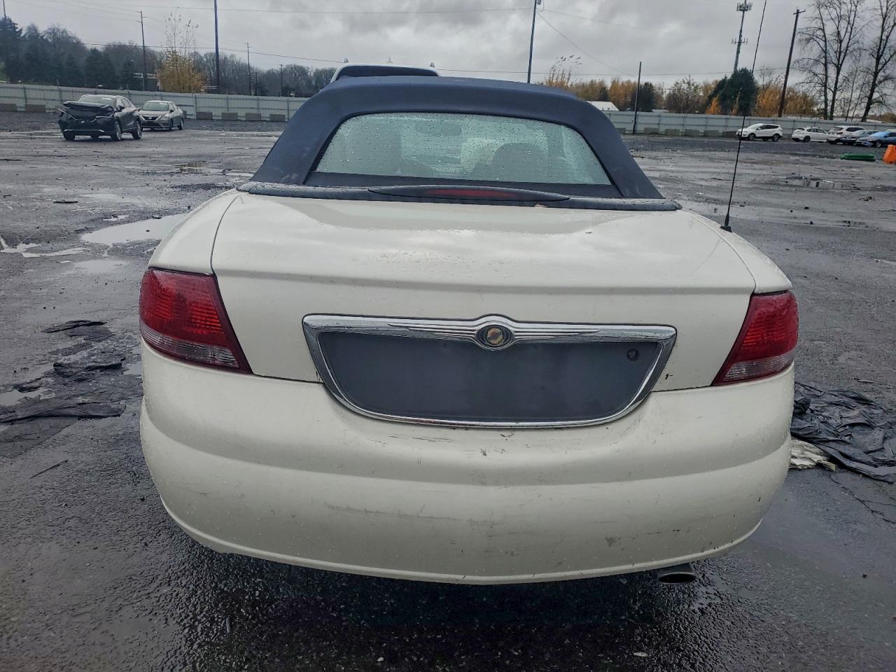 2001 Chrysler Sebring Limited White vin: 1C3EL65U21N654129