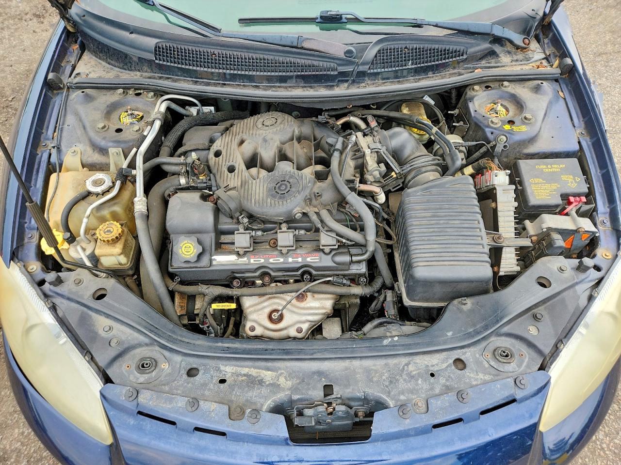 2001 Chrysler Sebring Limited Blue vin: 1C3EL65U41N626414
