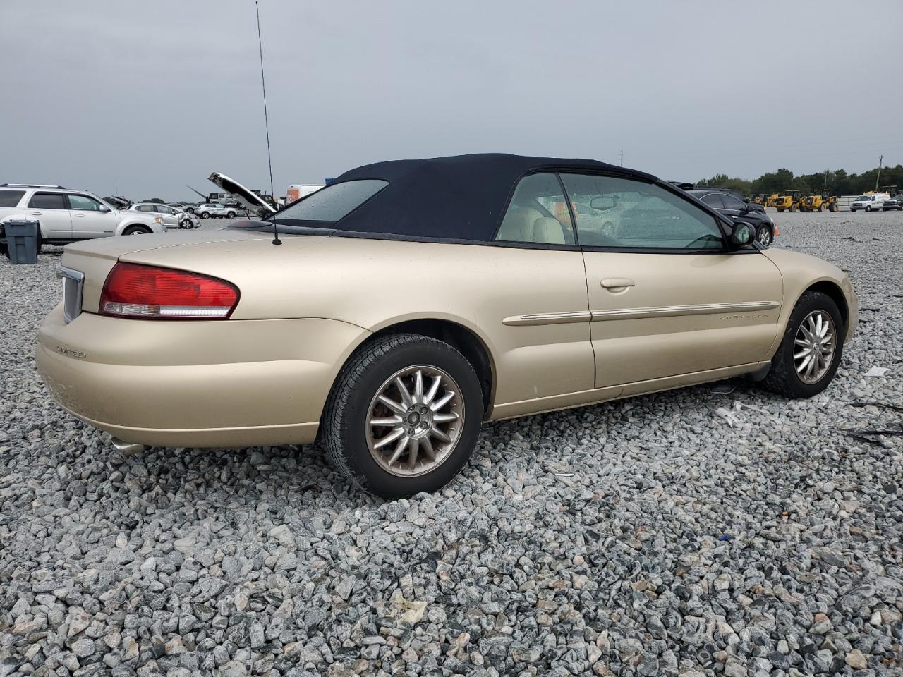 2001 Chrysler Sebring Limited Gold vin: 1C3EL65U51N637275