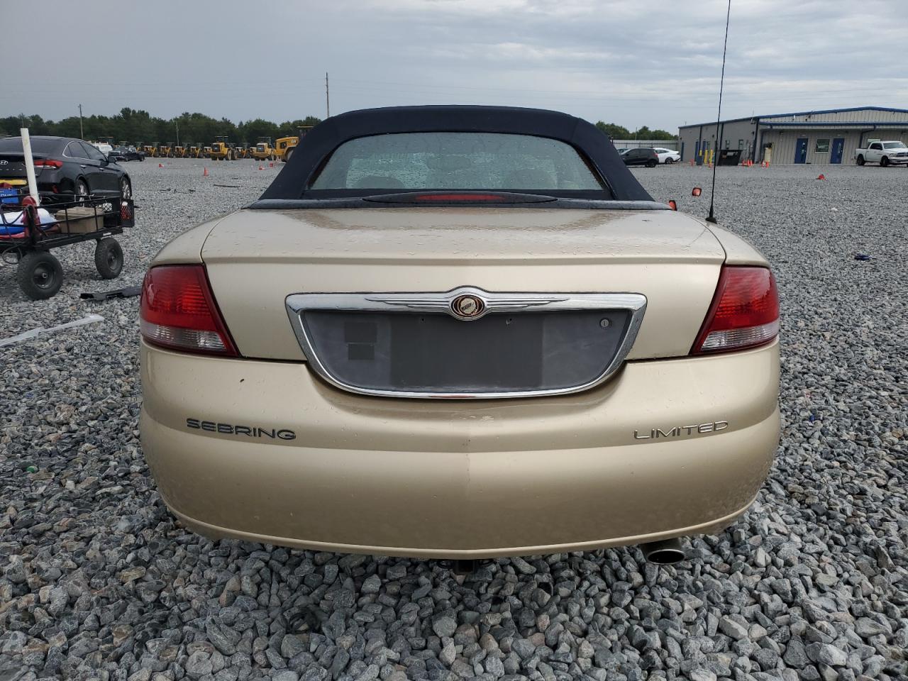 2001 Chrysler Sebring Limited Gold vin: 1C3EL65U51N637275