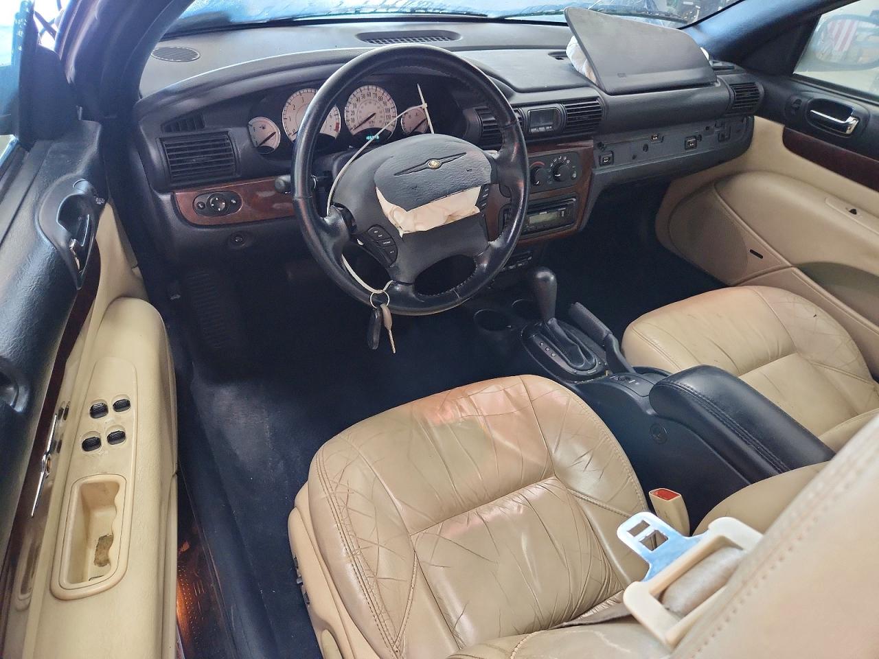 2001 Chrysler Sebring Limited Синий vin: 1C3EL65U51N699467