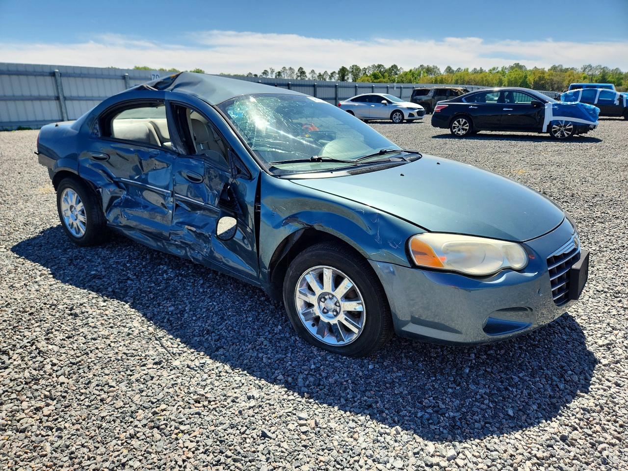 2005 Chrysler Sebring Limited Gray vin: 1C3EL66R65N644641