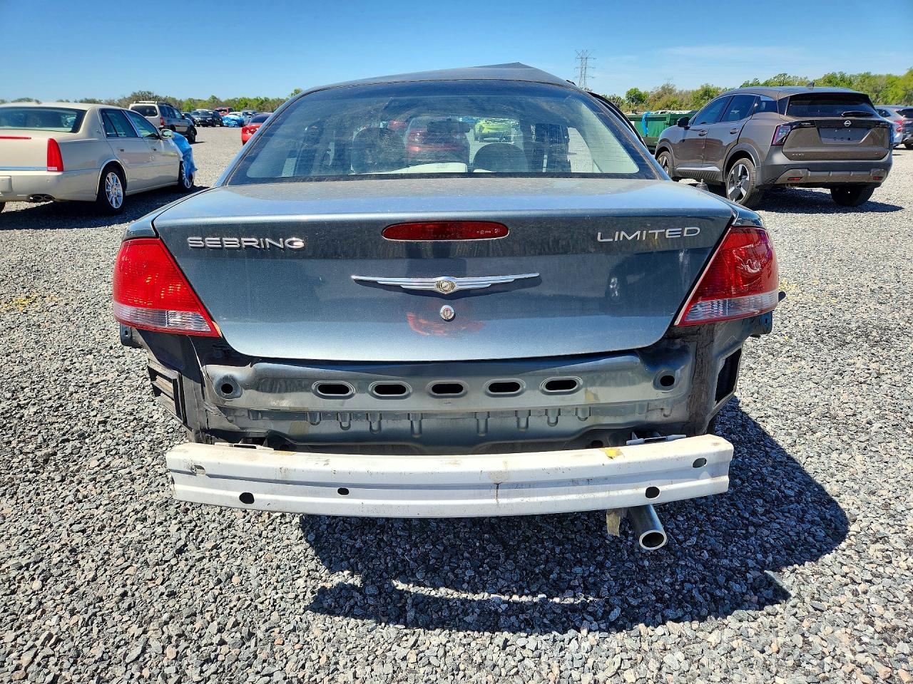 2005 Chrysler Sebring Limited Gray vin: 1C3EL66R65N644641