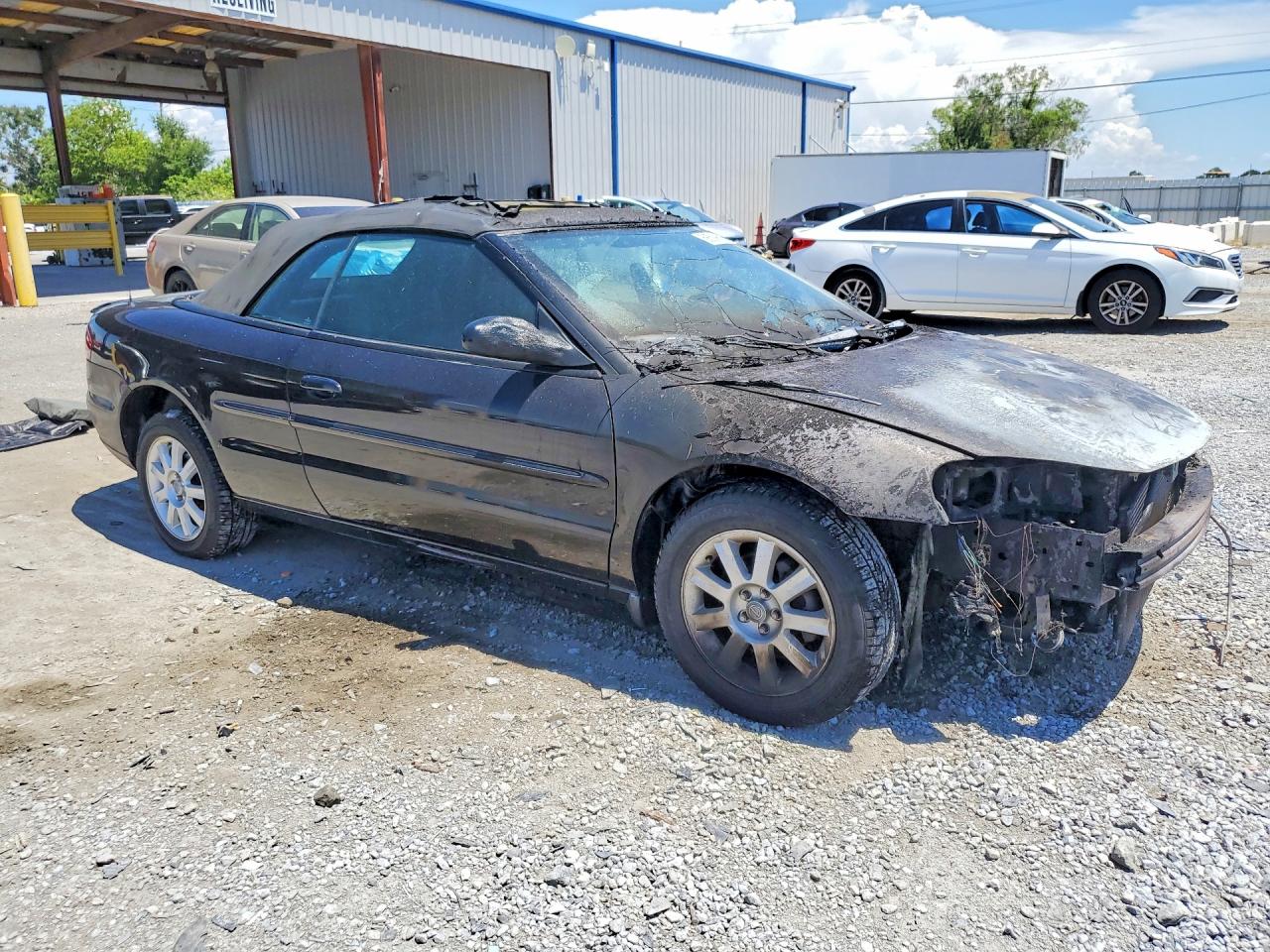 2004 Chrysler Sebring Gtc Black vin: 1C3EL75R04N349234