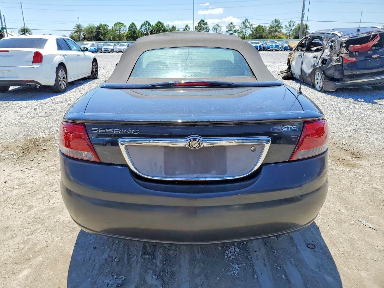 2004 Chrysler Sebring Gtc Black vin: 1C3EL75R04N349234