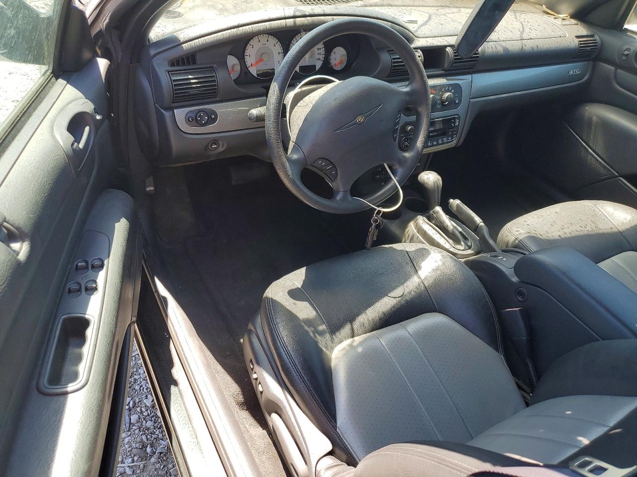 2004 Chrysler Sebring Gtc Black vin: 1C3EL75R04N349234