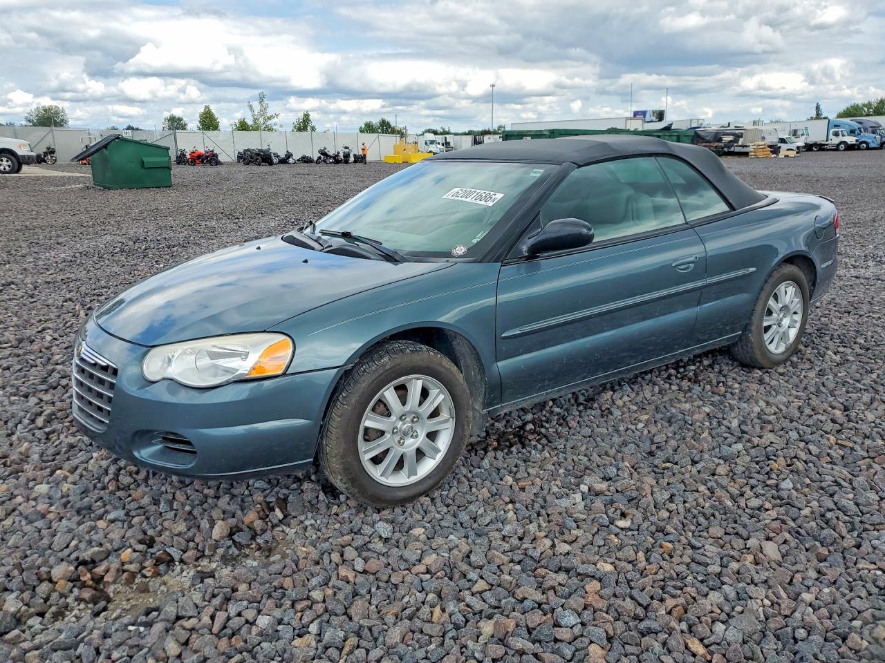 2006 Chrysler Sebring Gtc Teal vin: 1C3EL75R06N261173