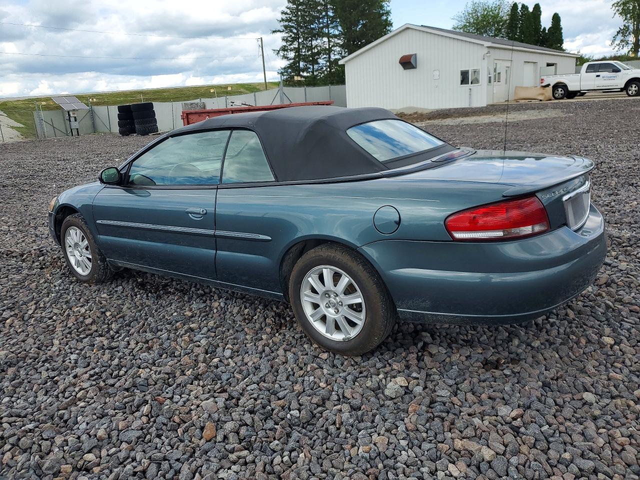 2006 Chrysler Sebring Gtc Teal vin: 1C3EL75R06N261173